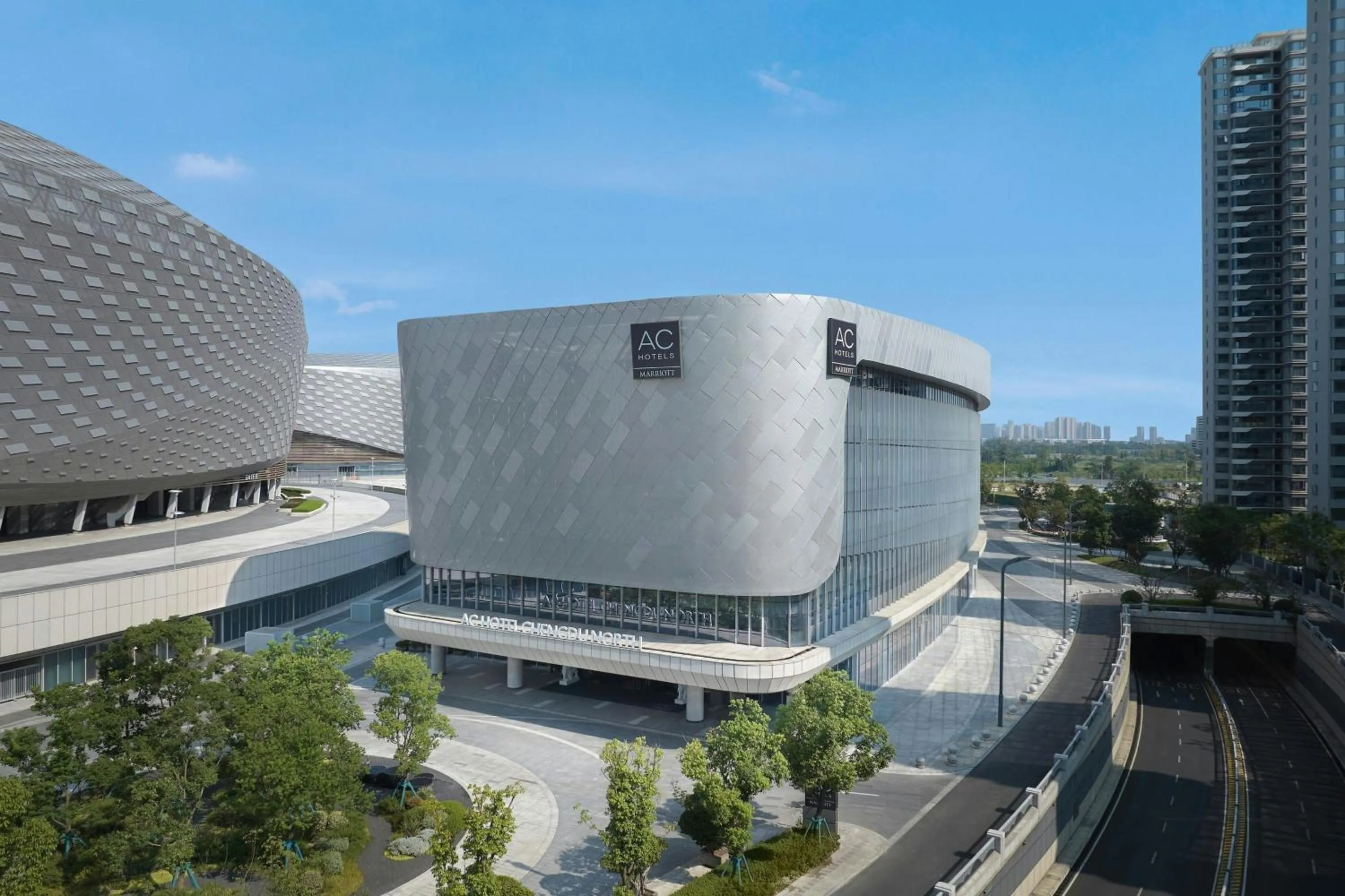Property building in AC Hotel by Marriott Chengdu North