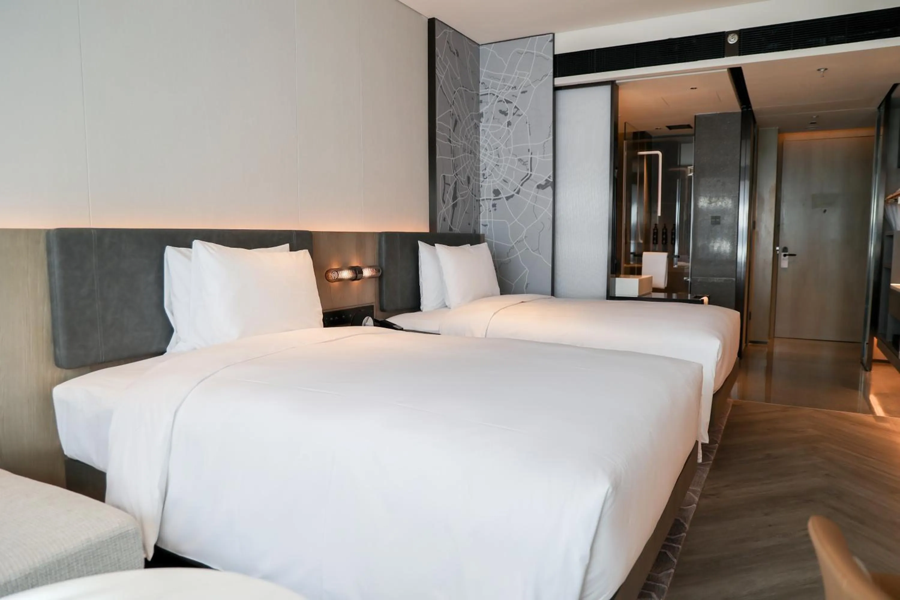 Bed in AC Hotel by Marriott Chengdu North