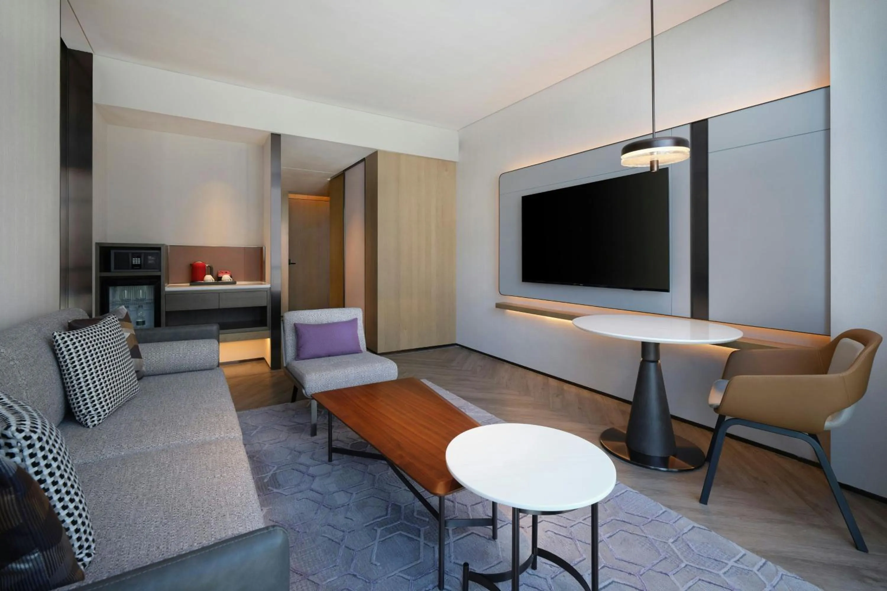 Living room in AC Hotel by Marriott Chengdu North