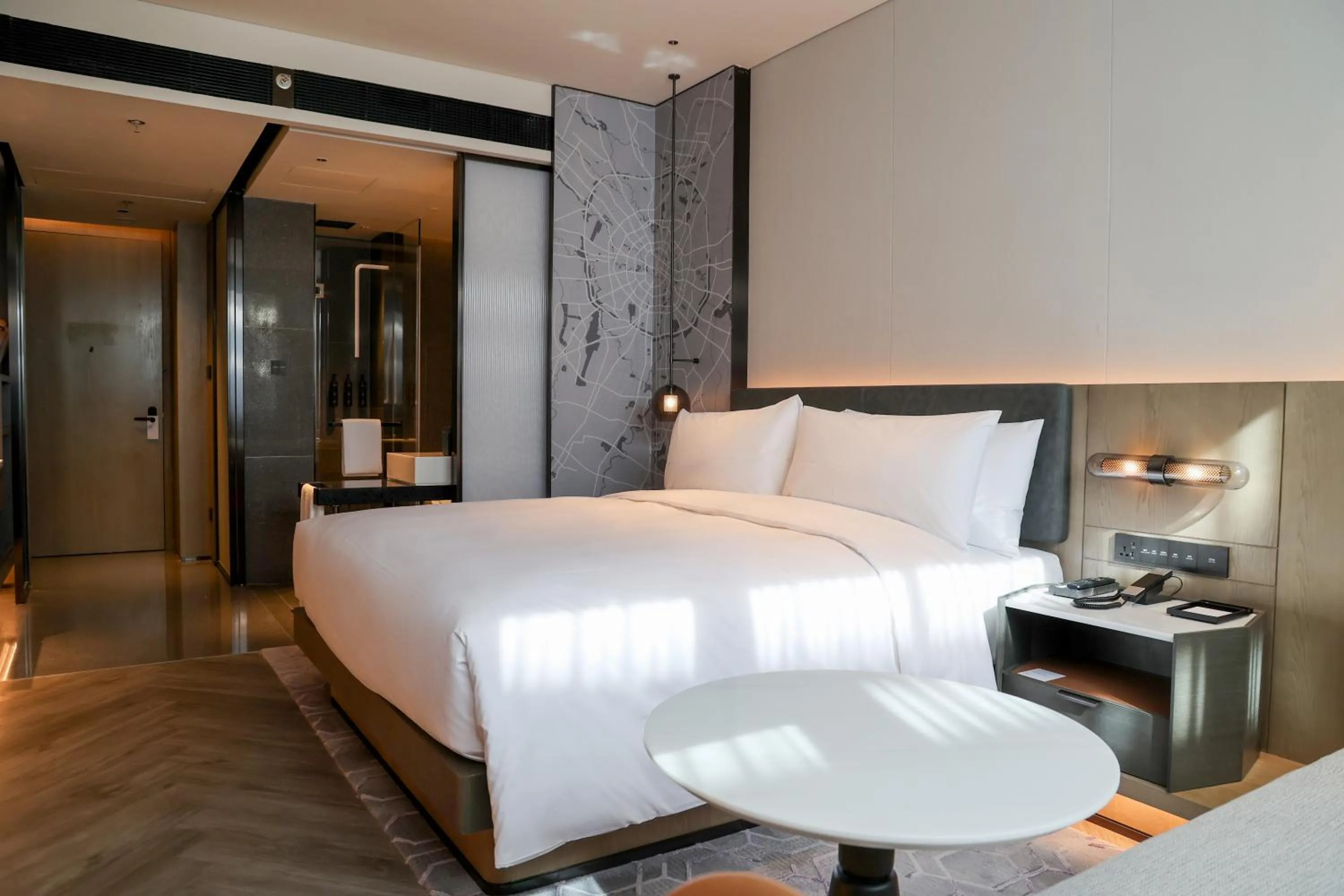 Bed in AC Hotel by Marriott Chengdu North
