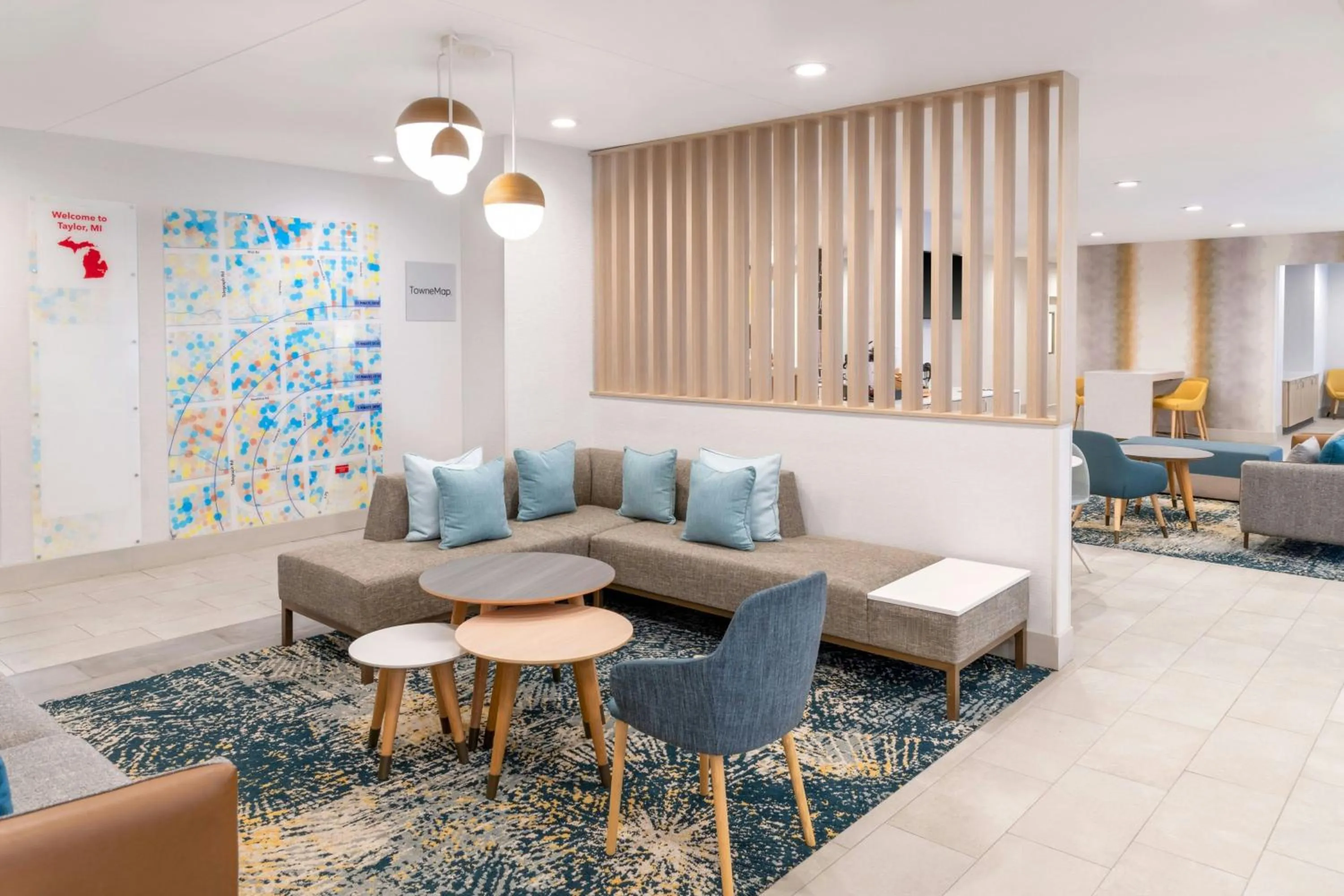 Lobby or reception in TownePlace Suites by Marriott Detroit Taylor