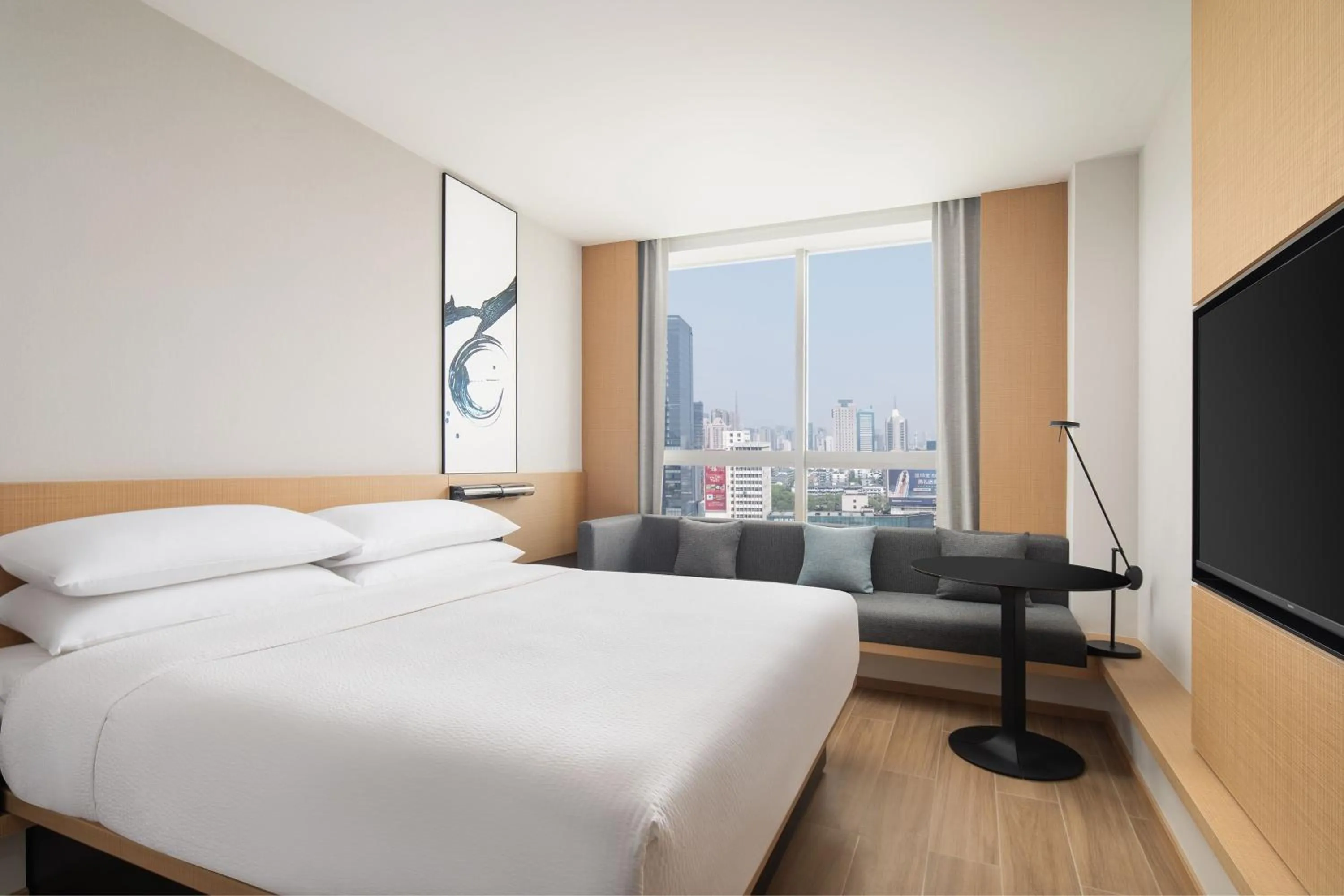 Photo of the whole room, Bed in Fairfield by Marriott Hangzhou Wulin Square, China