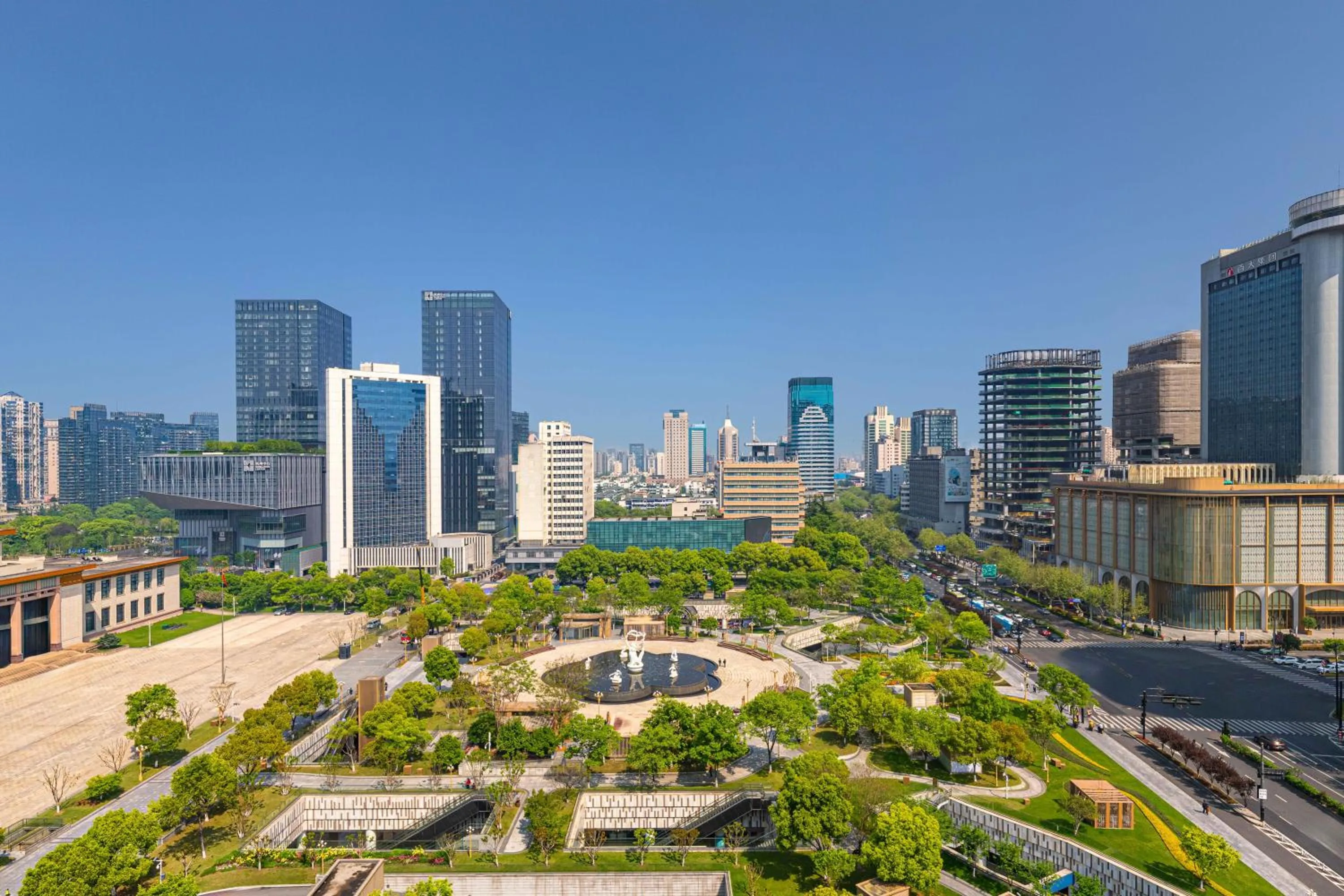 City view in Fairfield by Marriott Hangzhou Wulin Square, China
