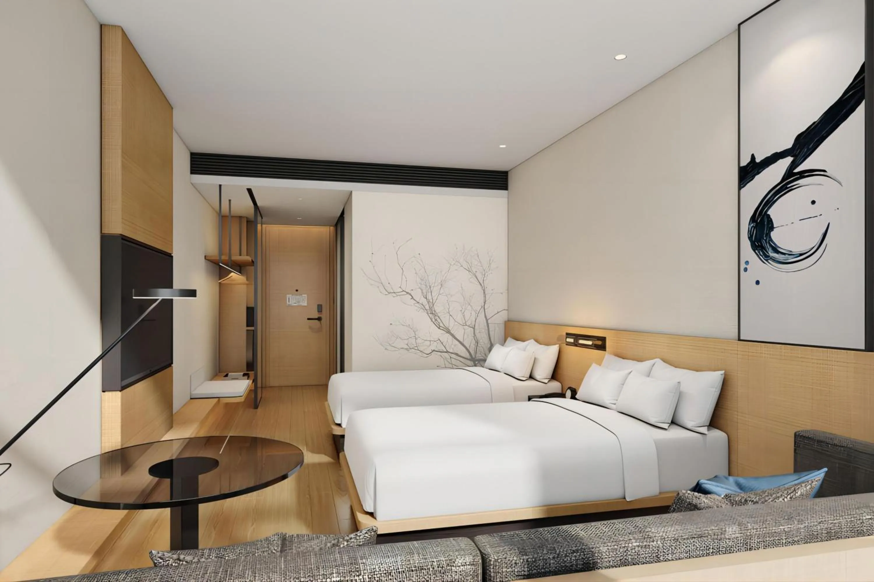 Photo of the whole room, Bed in Fairfield by Marriott Hangzhou Wulin Square, China
