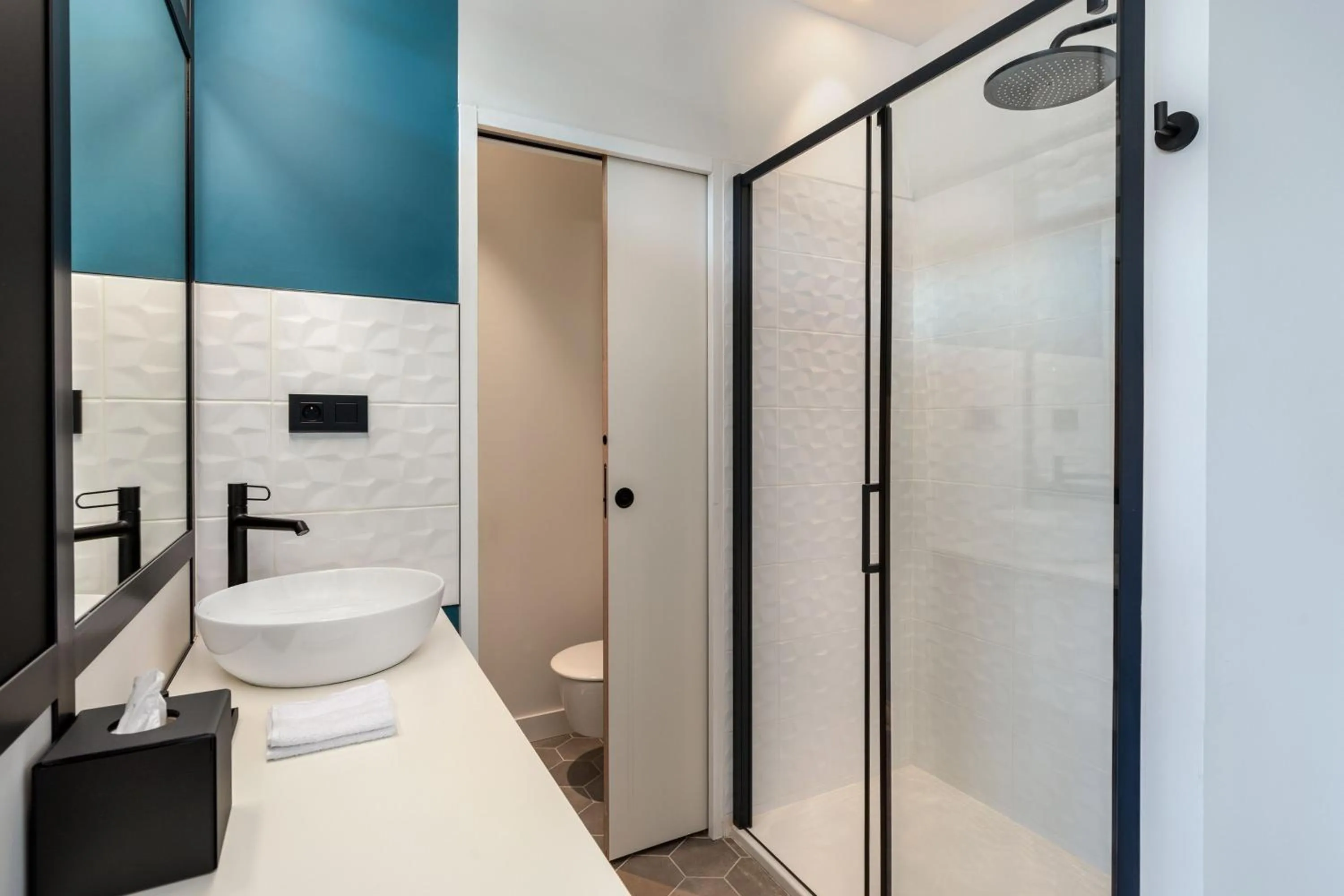 Bathroom in Aloft Hotel, By Marriott