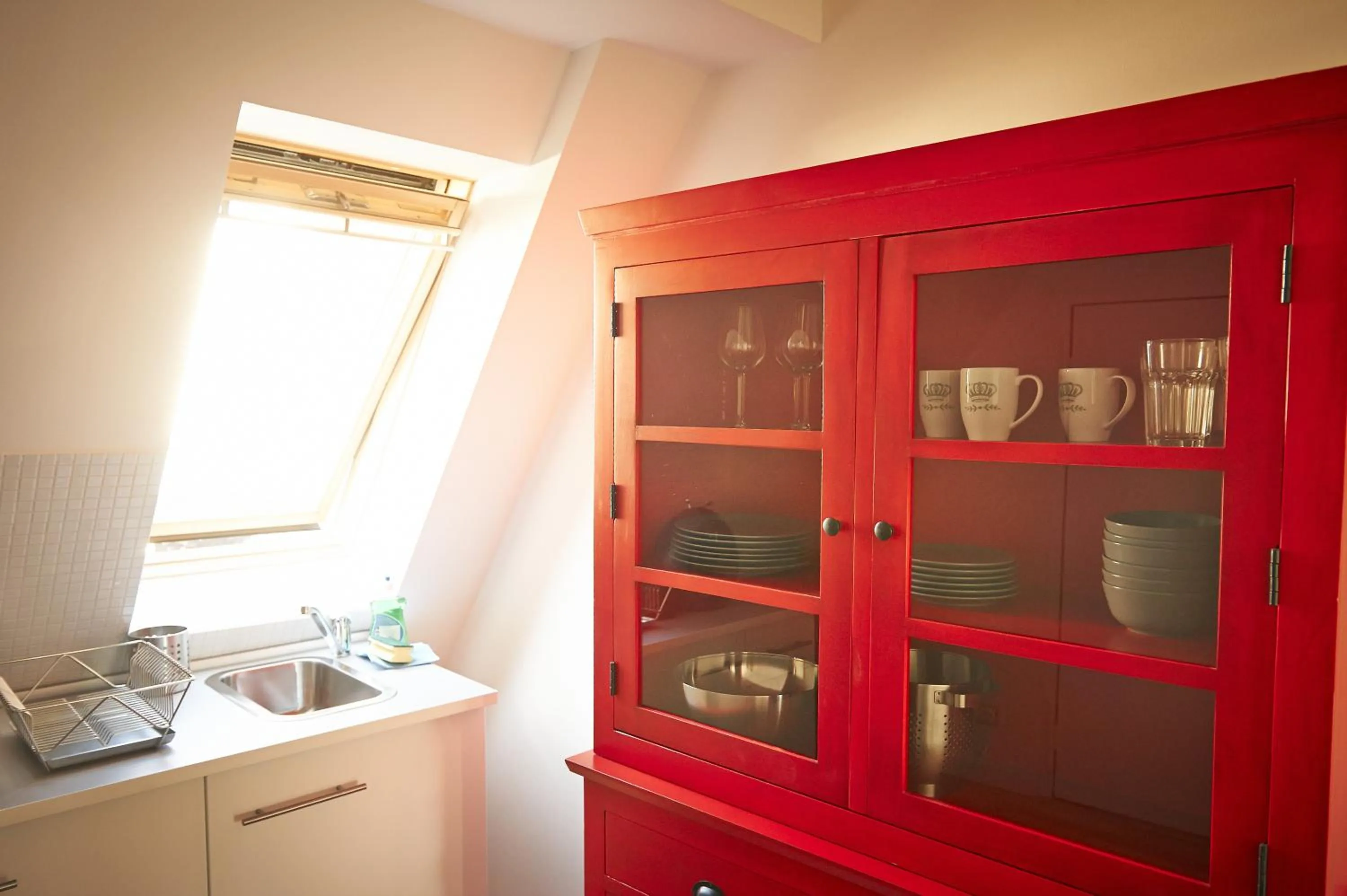 Kitchen or kitchenette in Hotel Elch Boutique