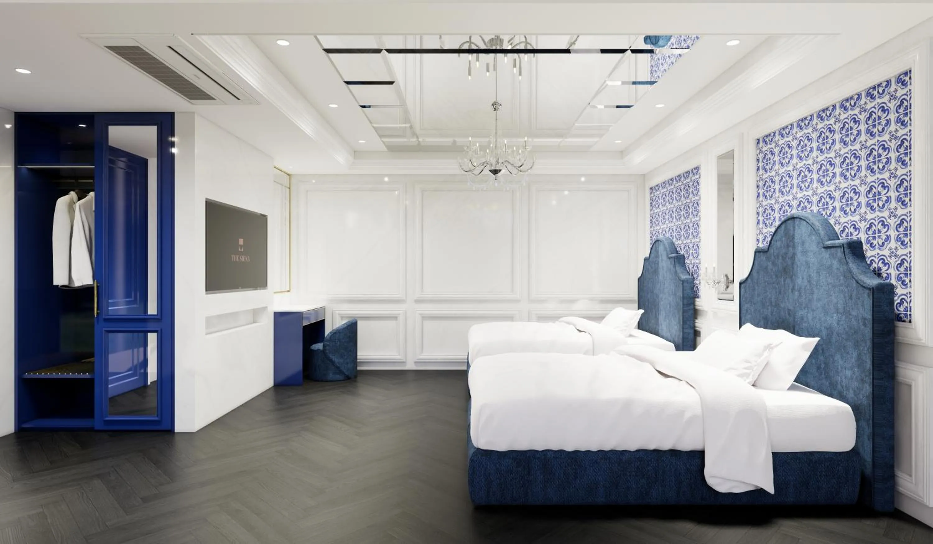 Bed in Hotel Toscana