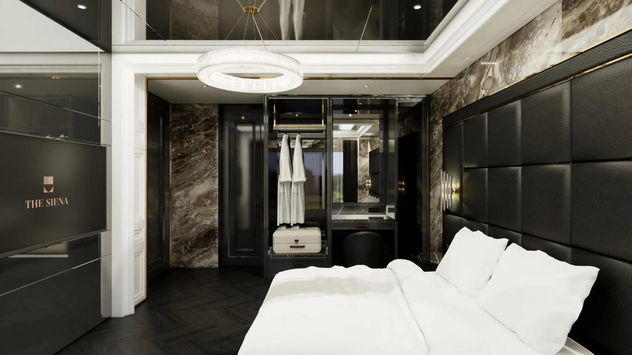 Bed in Hotel Toscana