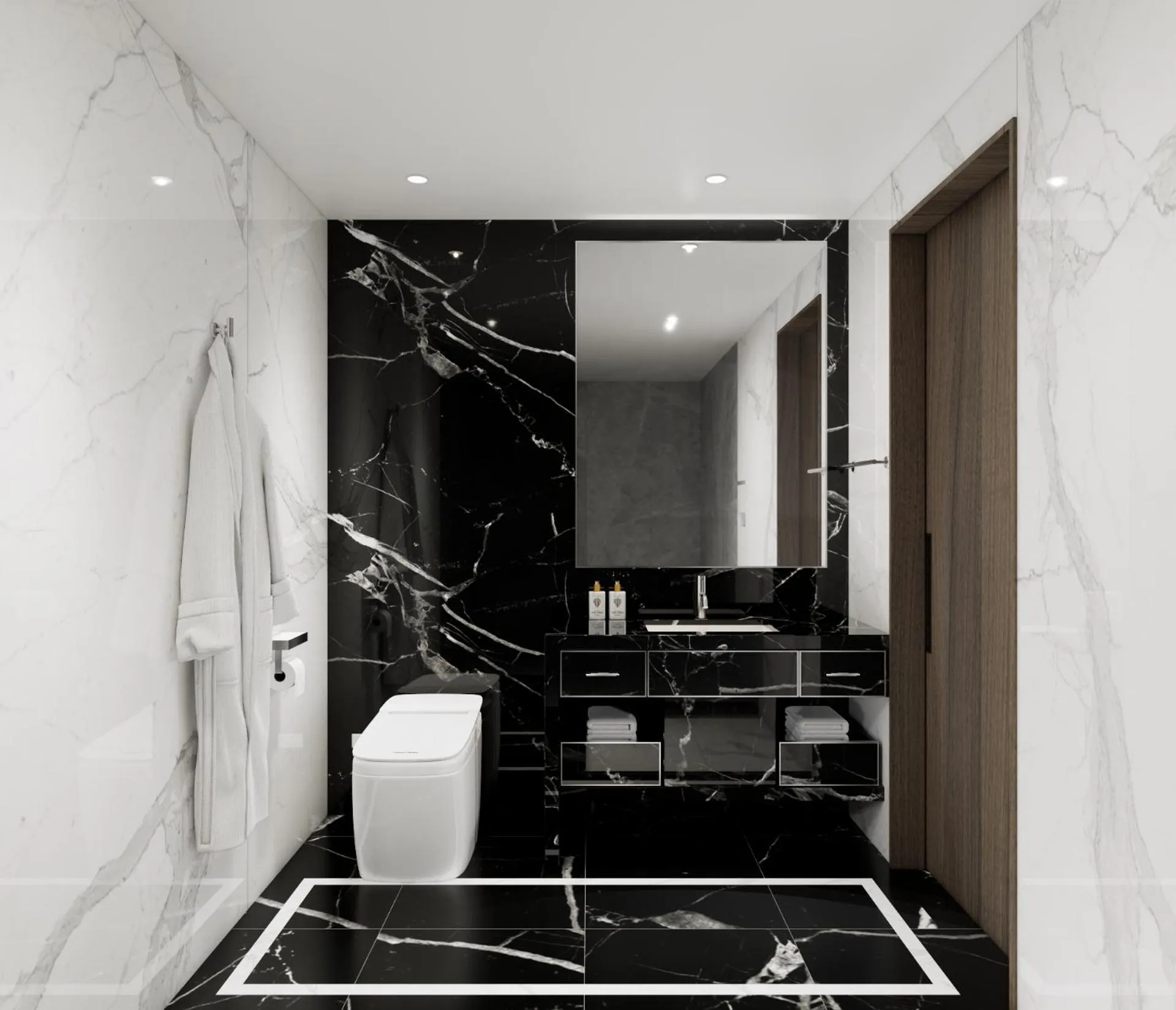 Bathroom in Hotel Toscana