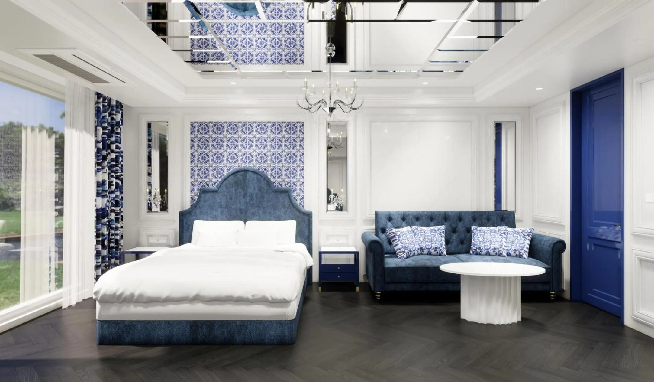 Bed in Hotel Toscana