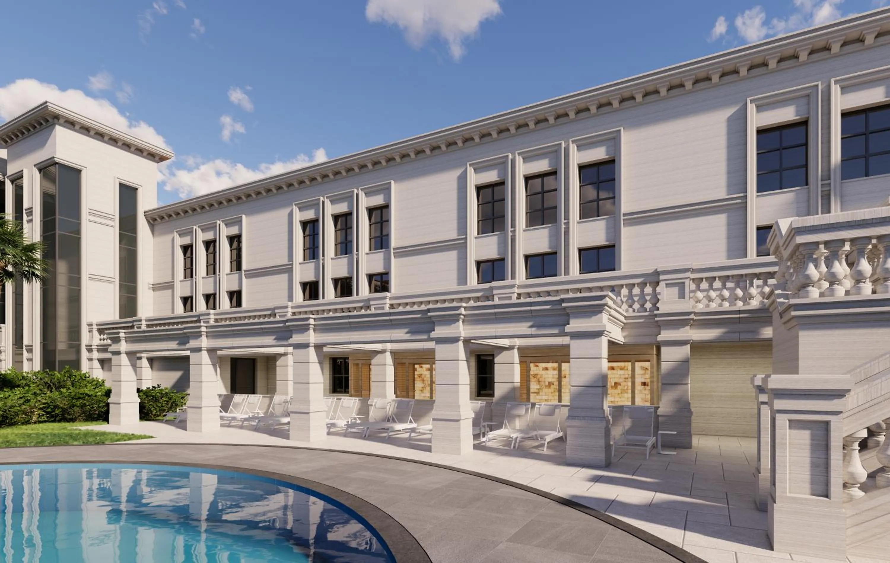 Swimming pool in Hotel Toscana