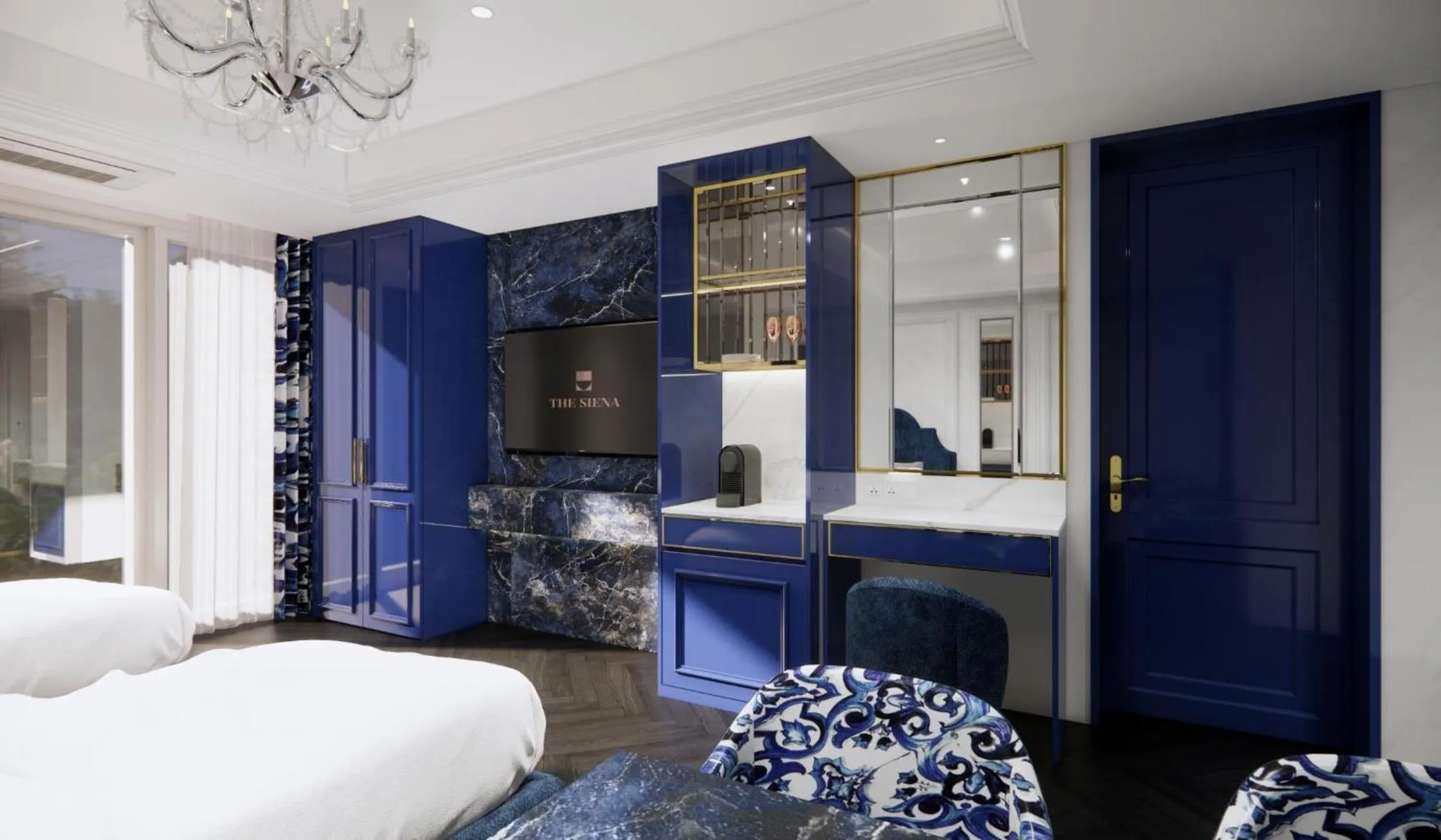 Bed in Hotel Toscana