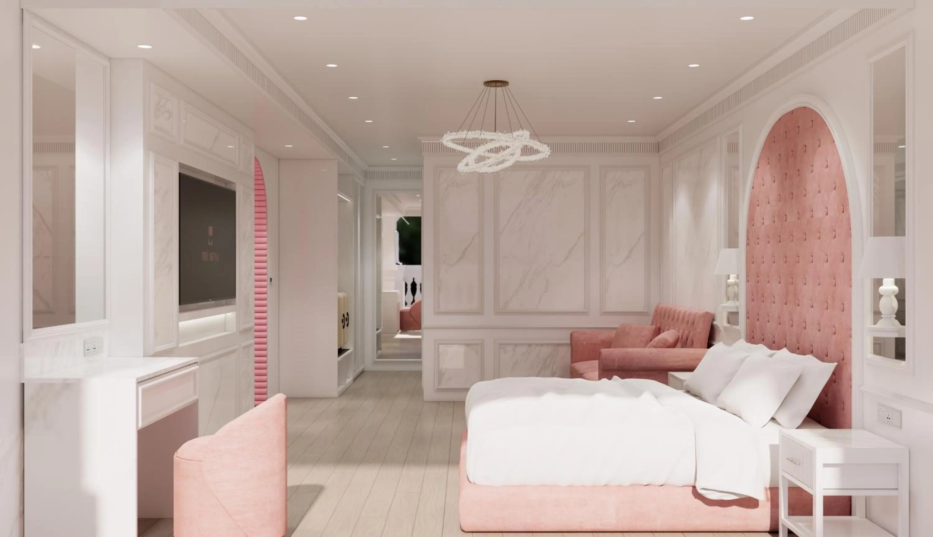 Bed in Hotel Toscana