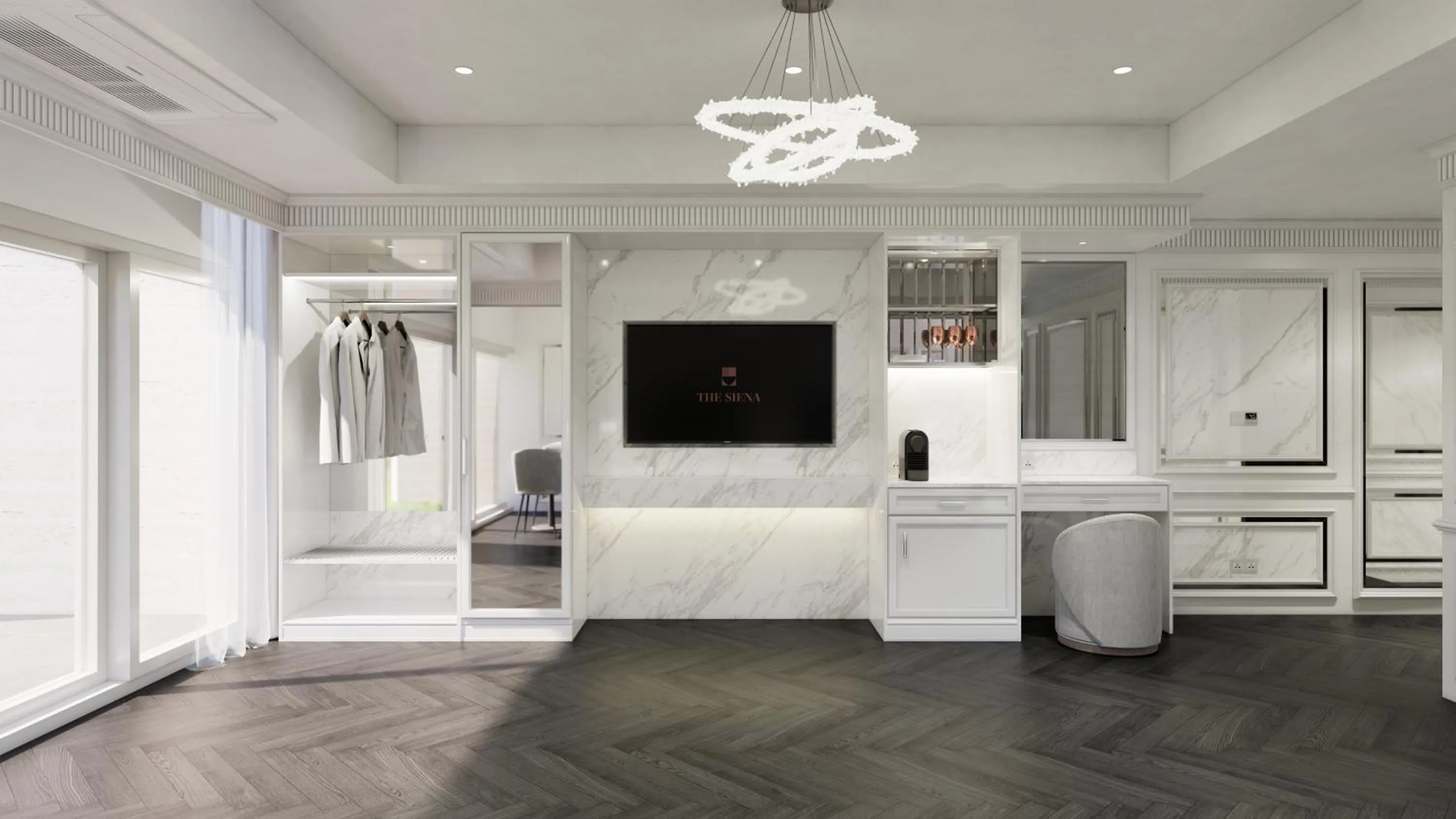 Decorative detail in Hotel Toscana