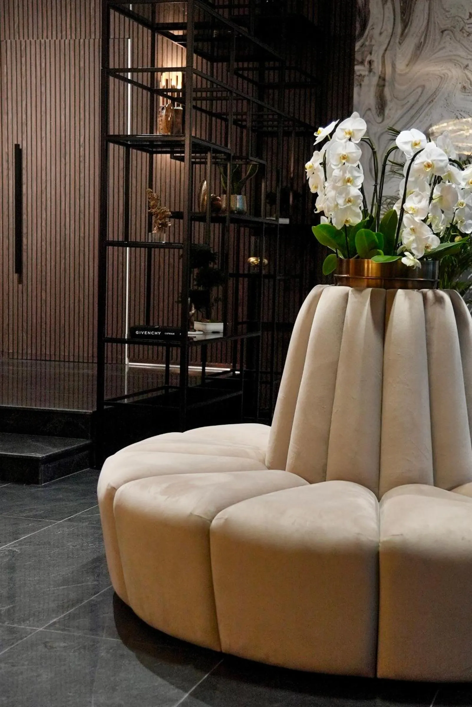 Seating area in Panoramic Mamaia Hotel