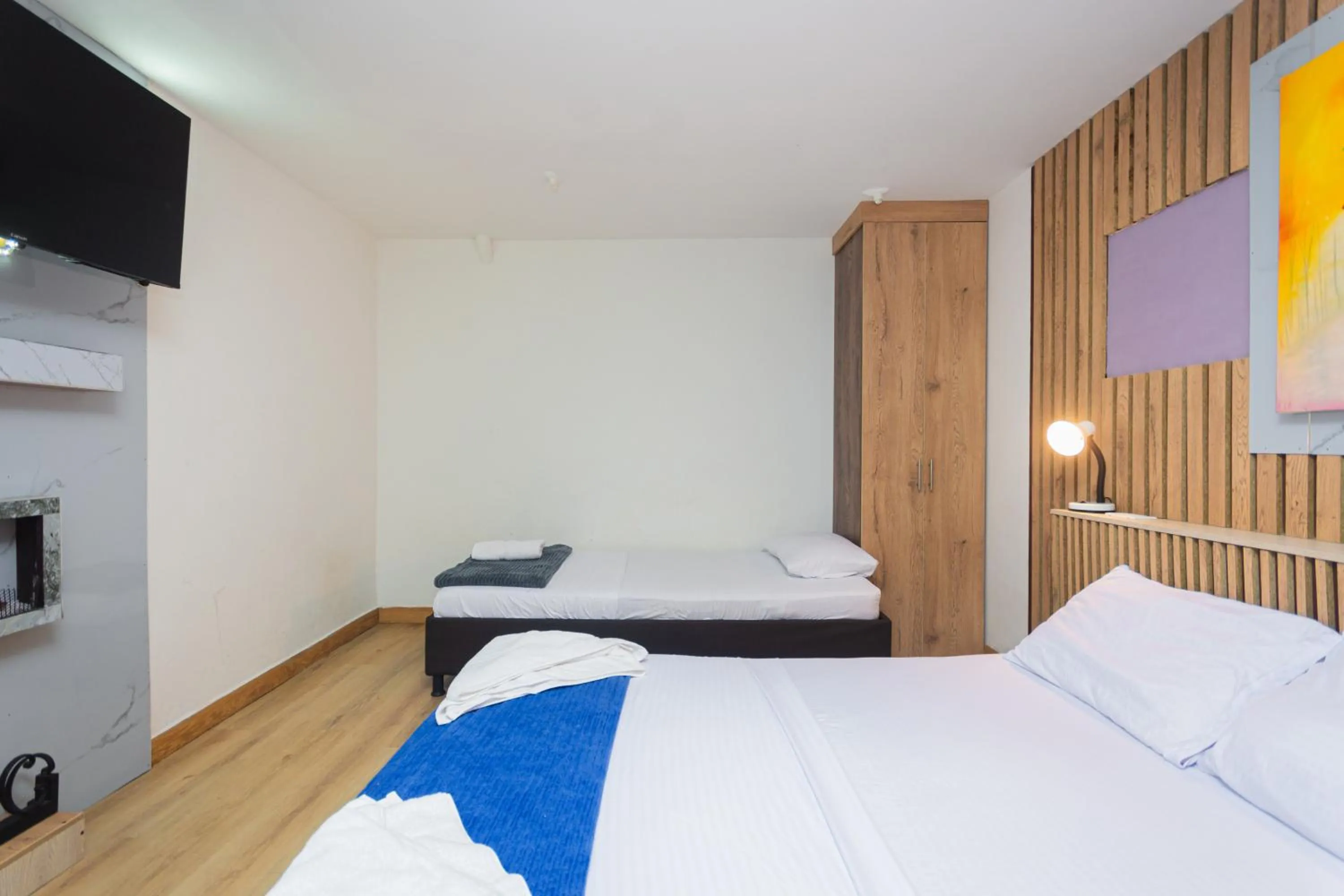 Bed in Hotel Lares 70 Laureles