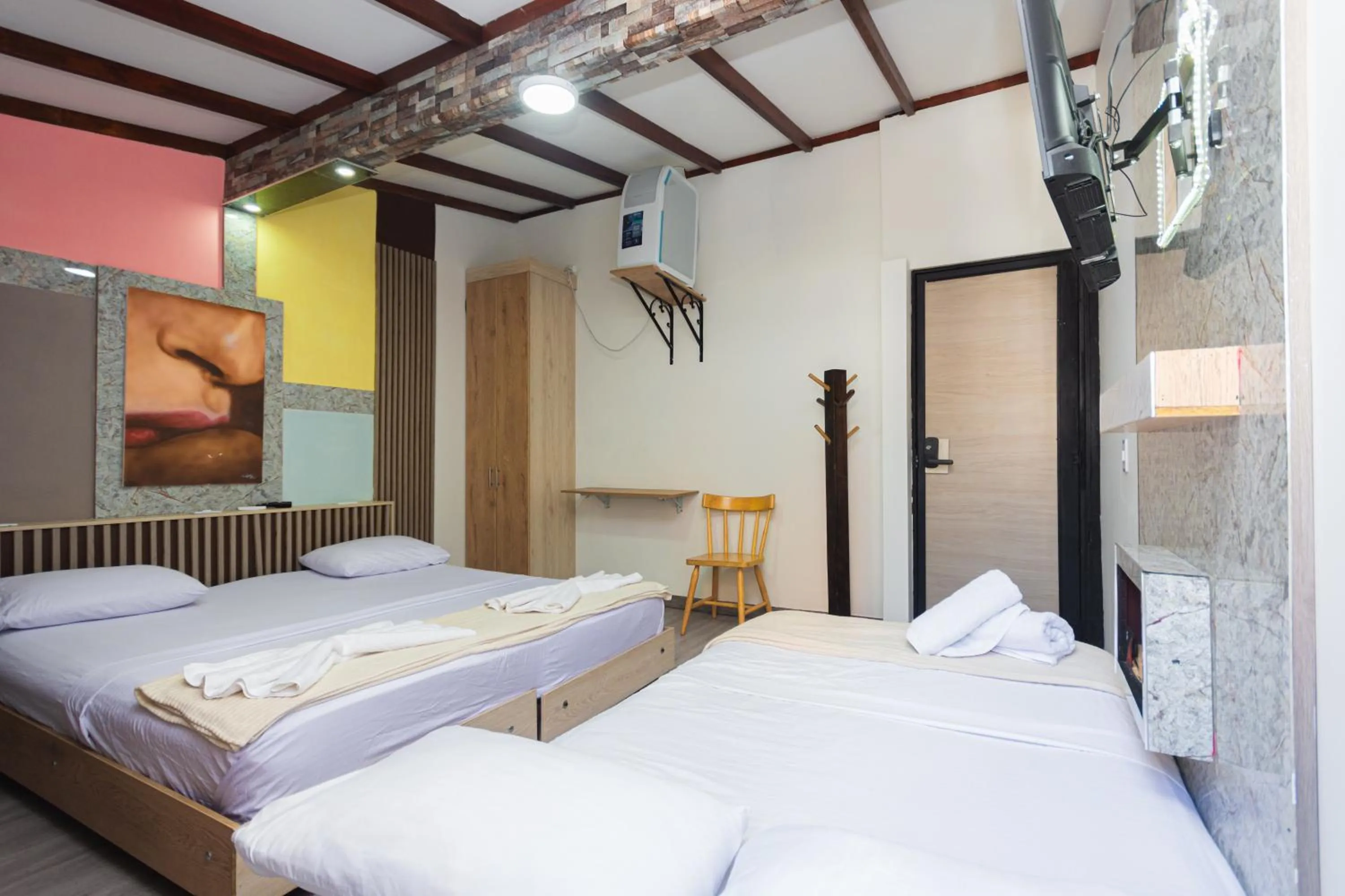 Bed in Hotel Lares 70 Laureles