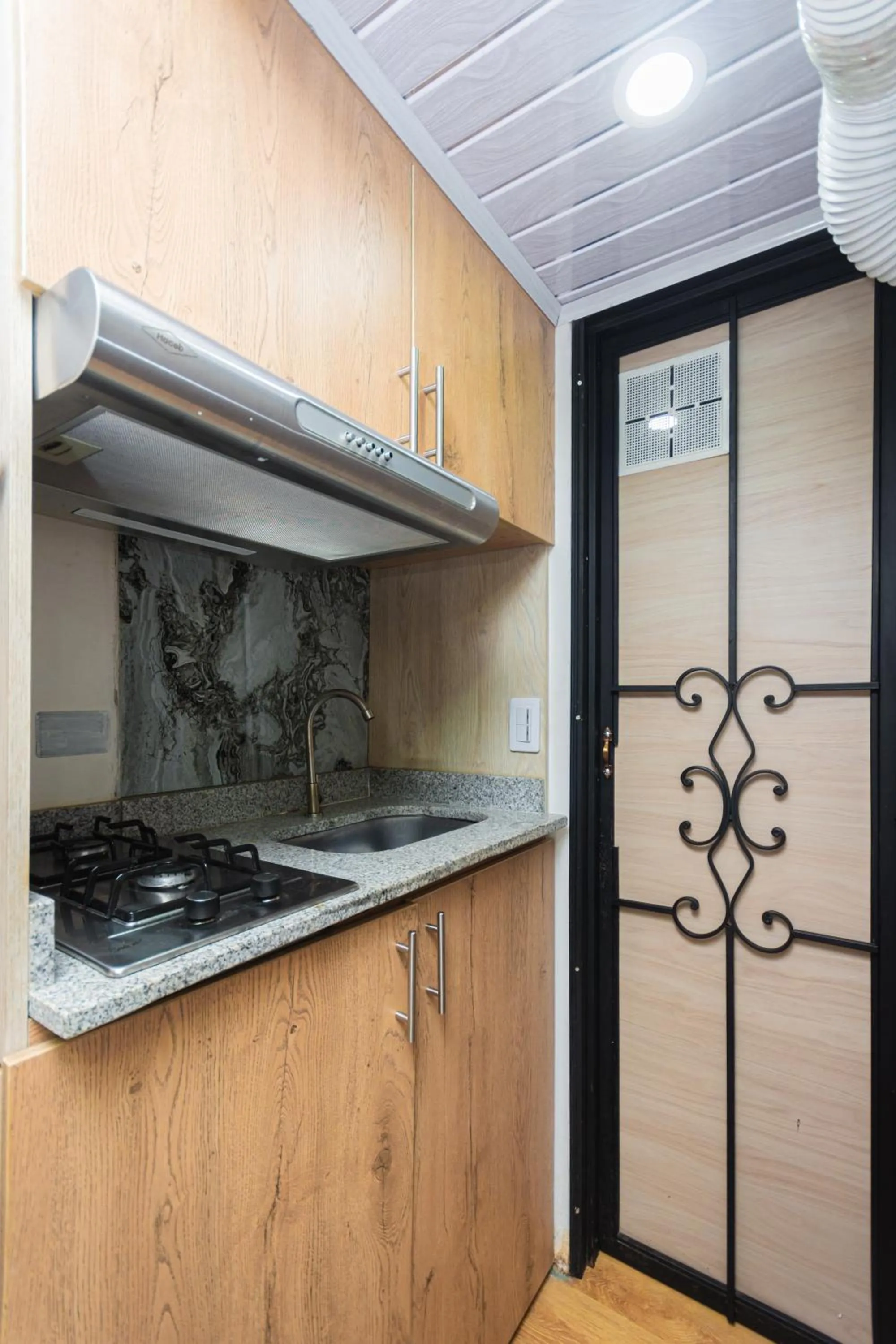 Kitchen or kitchenette in Hotel Lares 70 Laureles