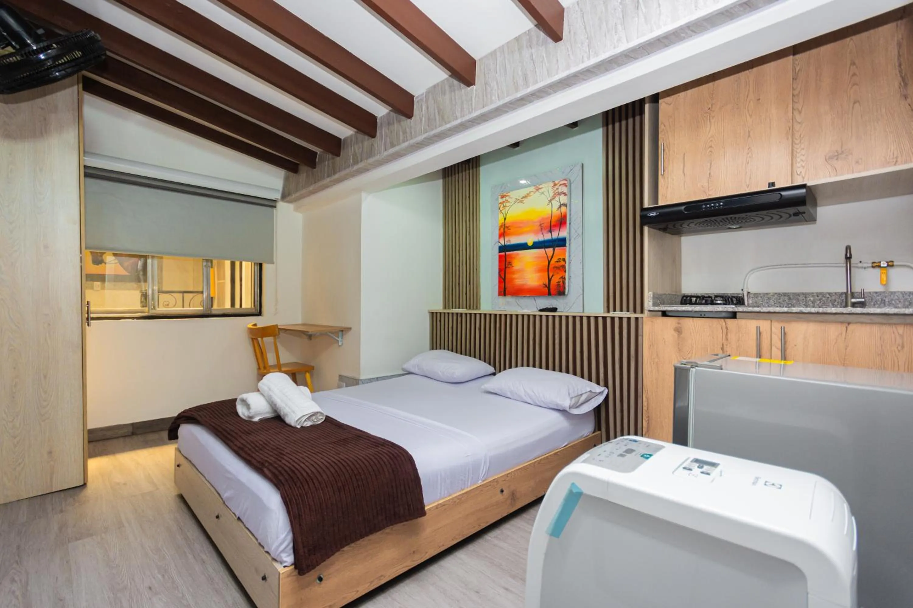 TV and multimedia, Bed in Hotel Lares 70 Laureles