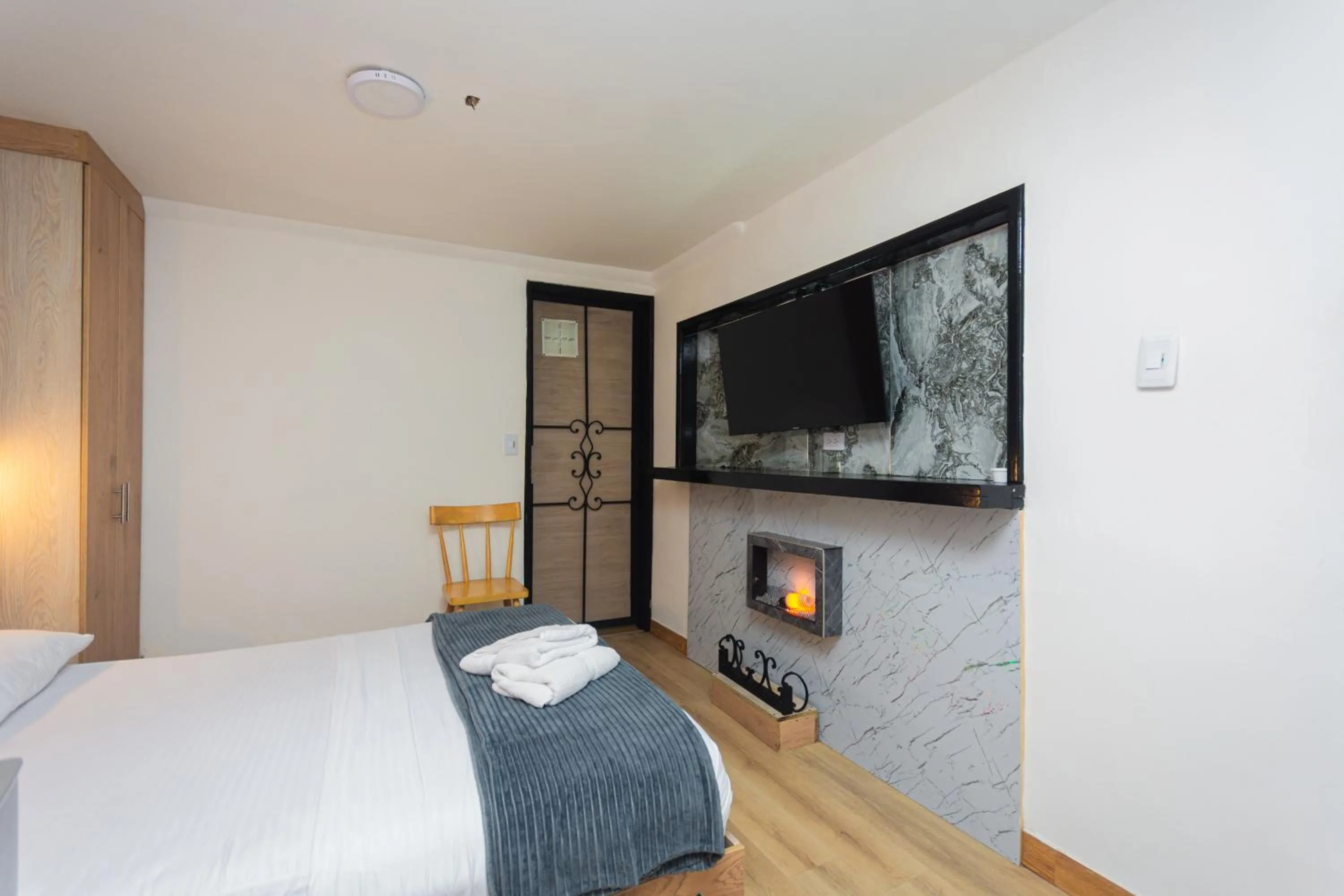 Bed in Hotel Lares 70 Laureles