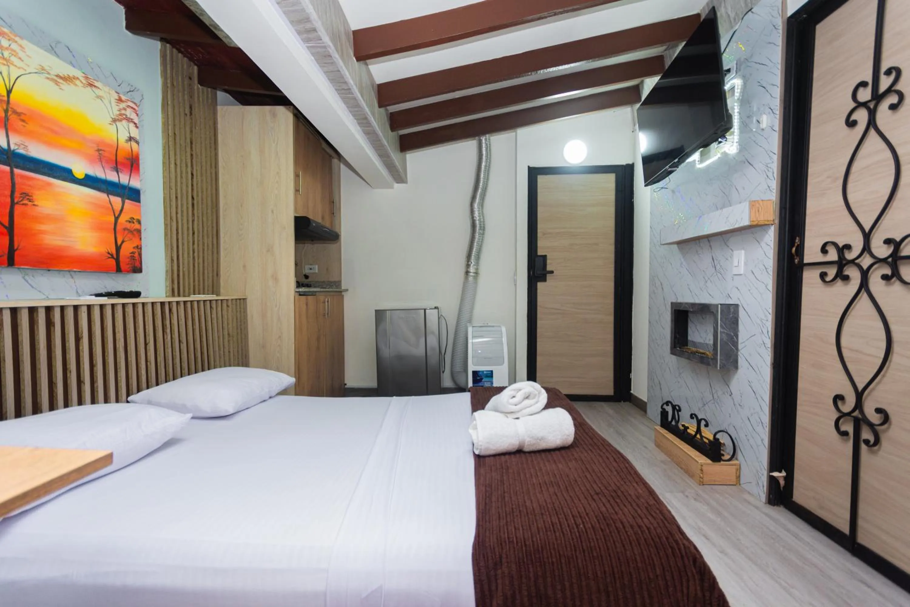 Bed in Hotel Lares 70 Laureles