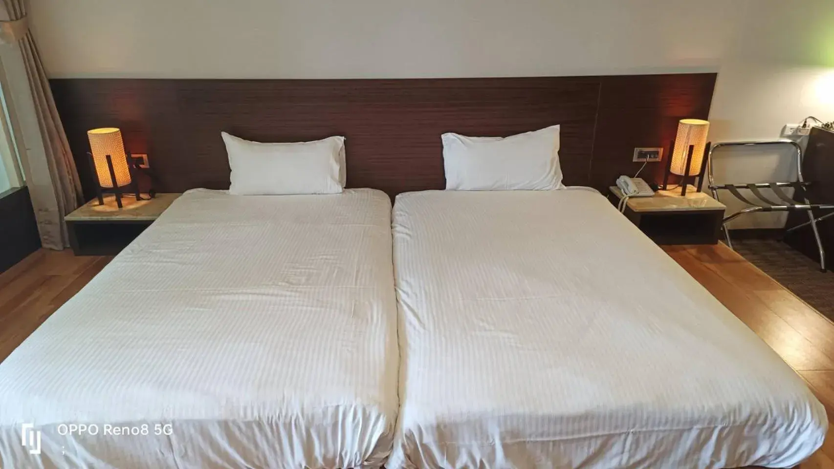 Bed in New Taipei Hot Spring Hotel