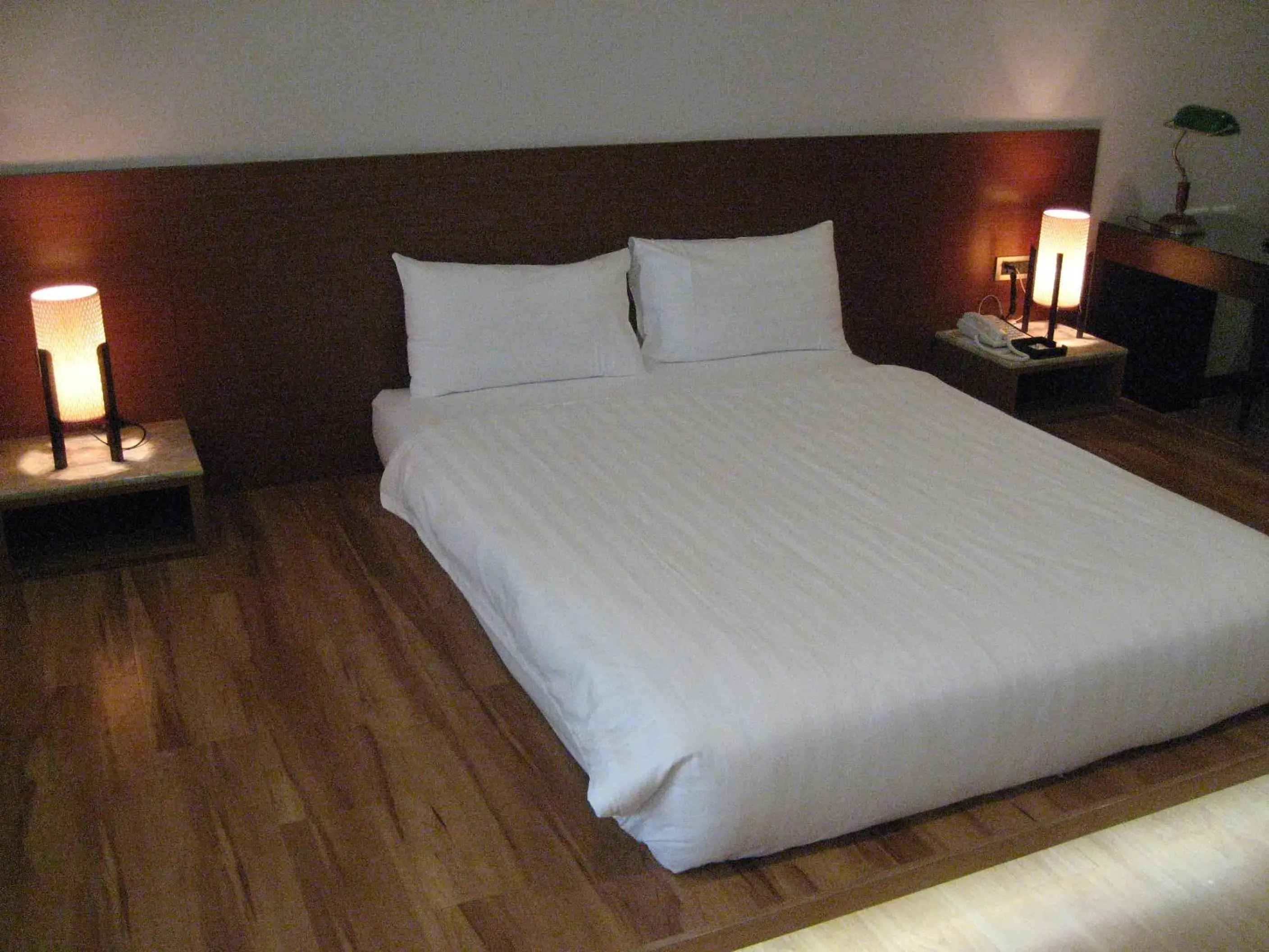 Bed in New Taipei Hot Spring Hotel