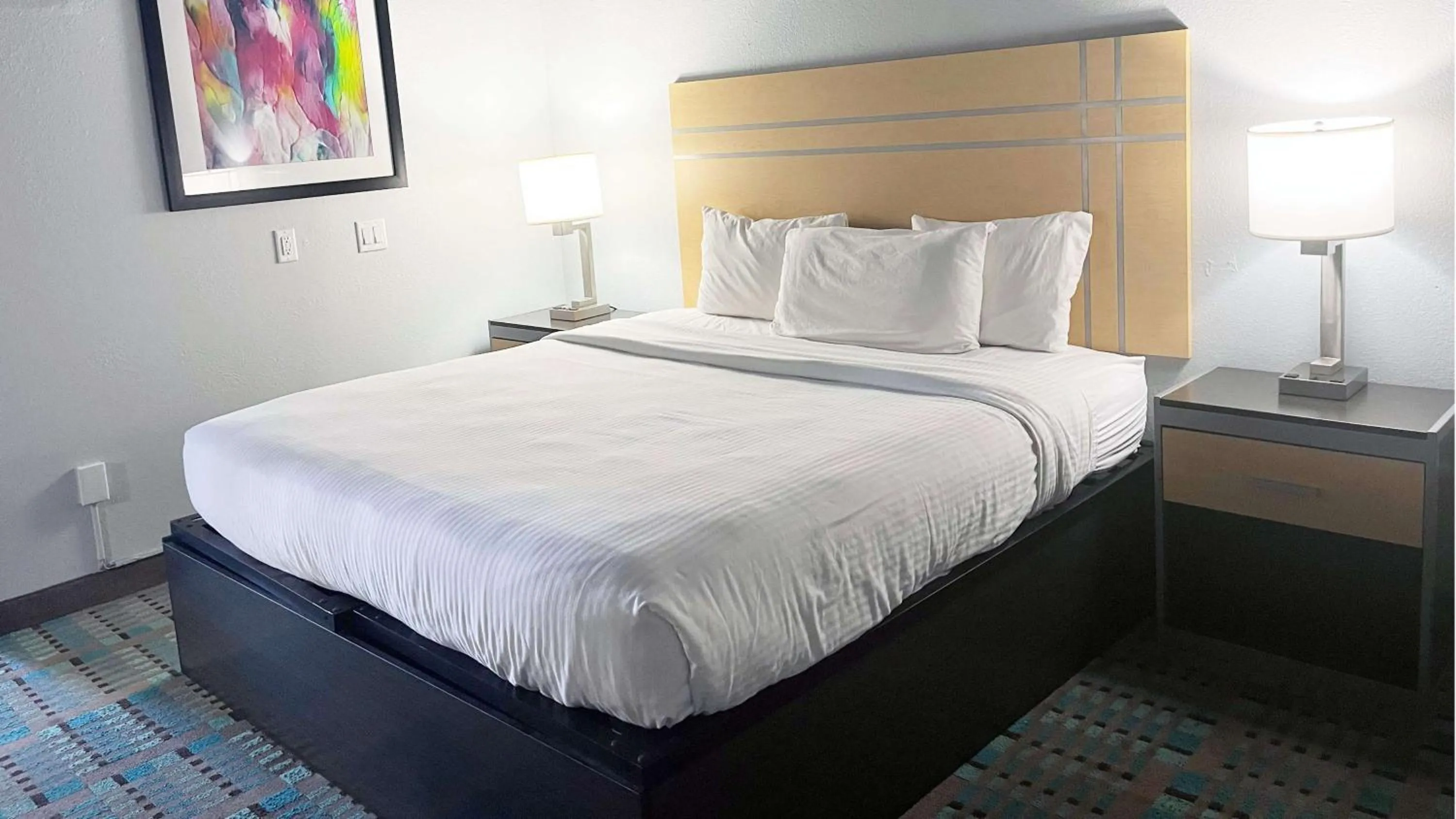 Bedroom, Bed in Studio 6 Suites Amarillo, TX West Medical Center