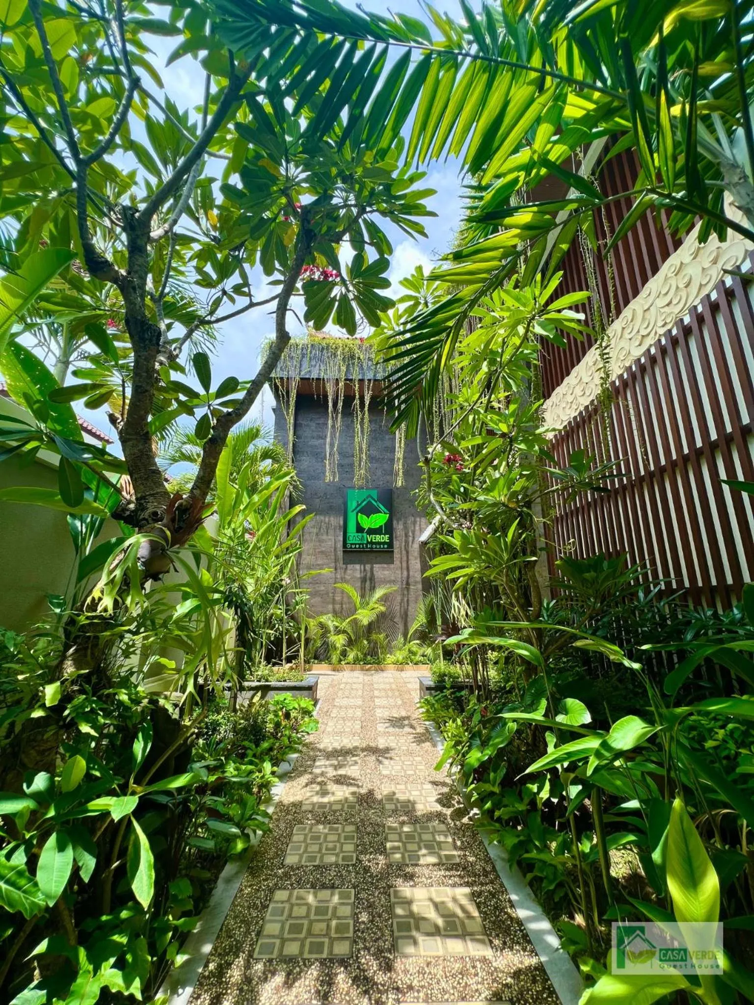 Garden in Casa Verde Guesthouse