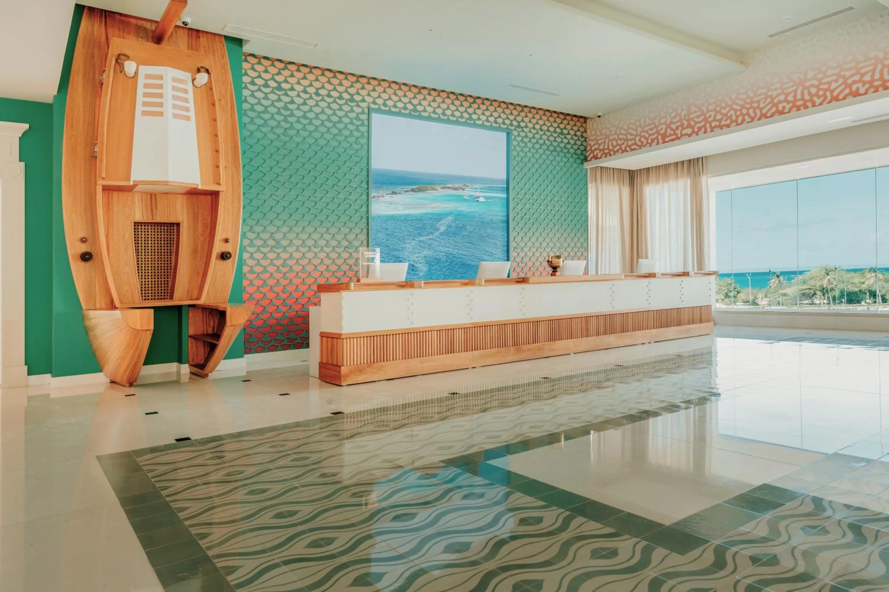 Lobby or reception in JOIA Aruba by Iberostar