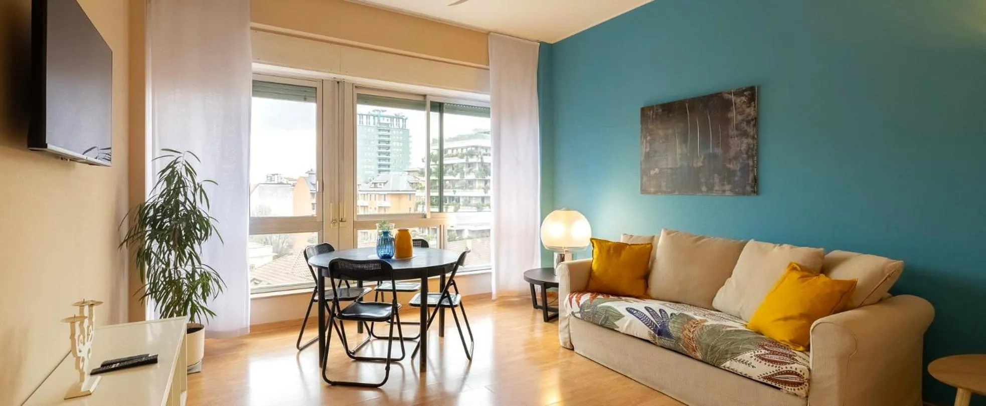 Living room in The Sixth Floor-Brera