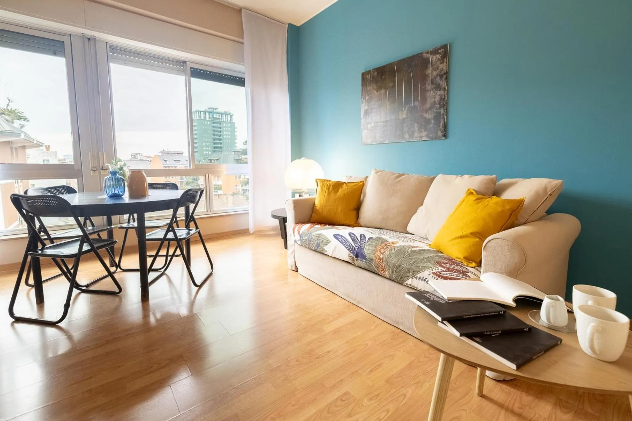 Living room in The Sixth Floor-Brera