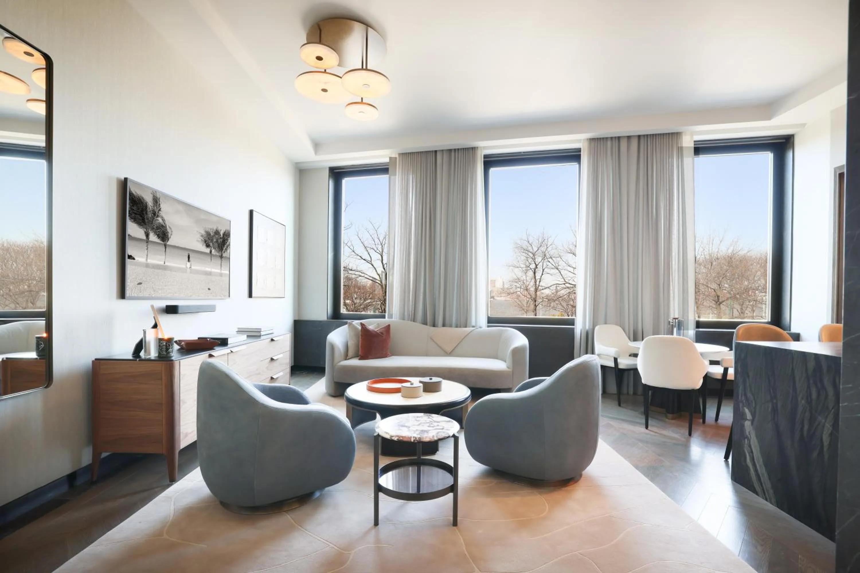 Living room in Maison Hudson