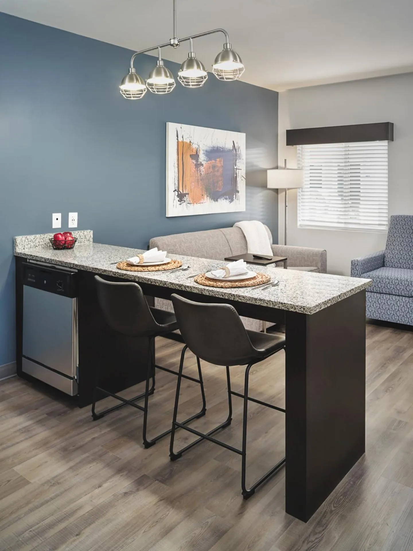 Seating area in stayAPT Suites Columbus-Fort Benning