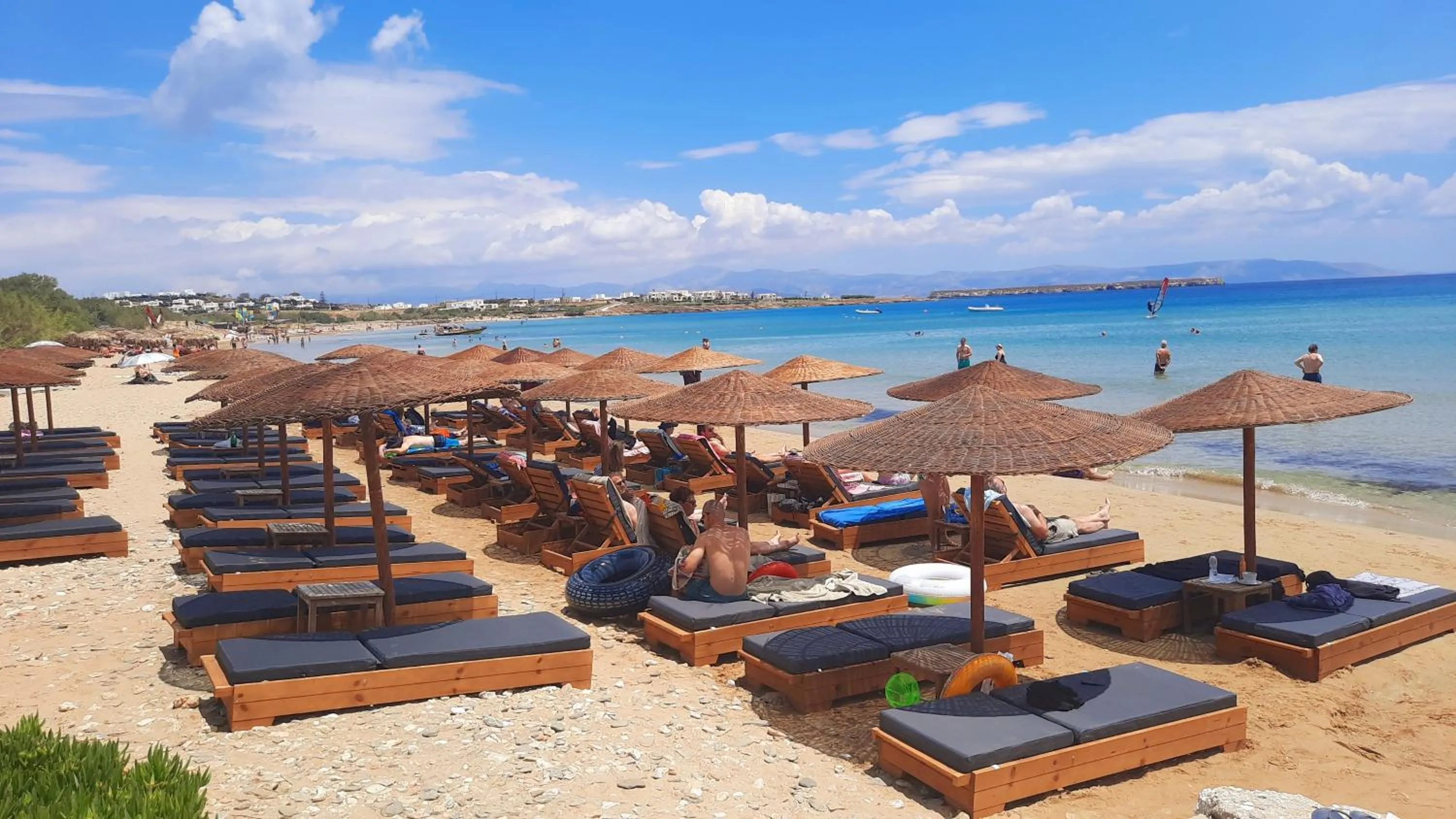 Beach in Galini me thea