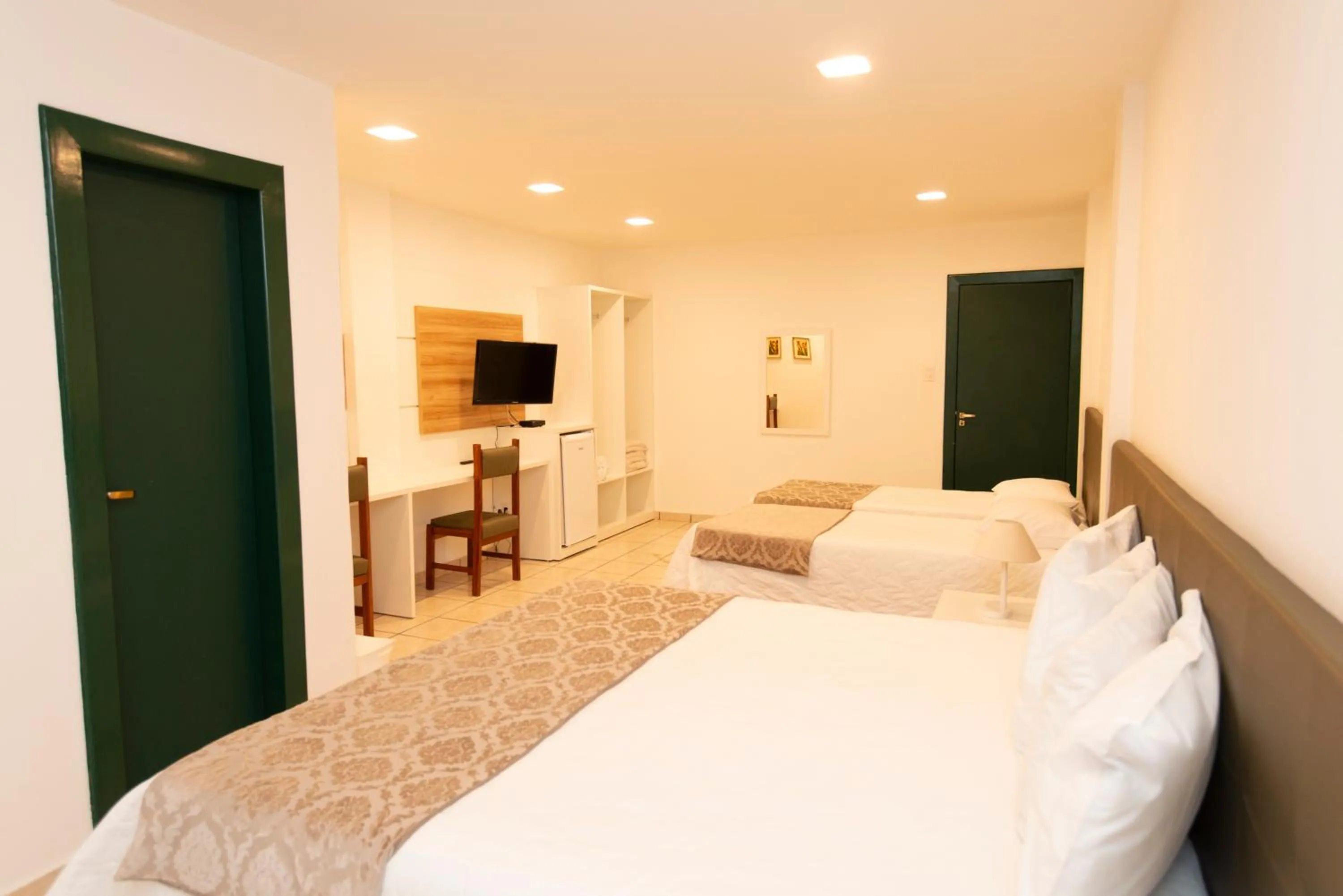 Bed in Cafezal Palace Hotel