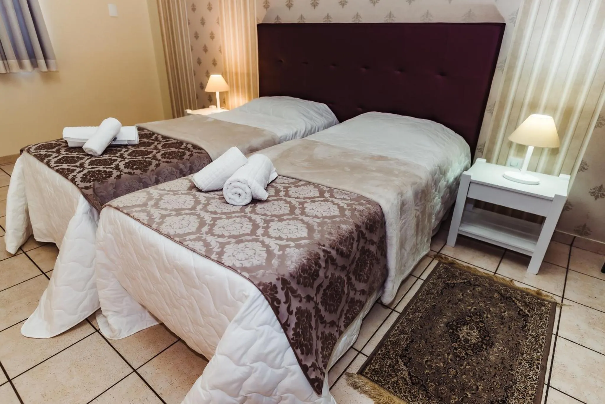 Bed in Cafezal Palace Hotel