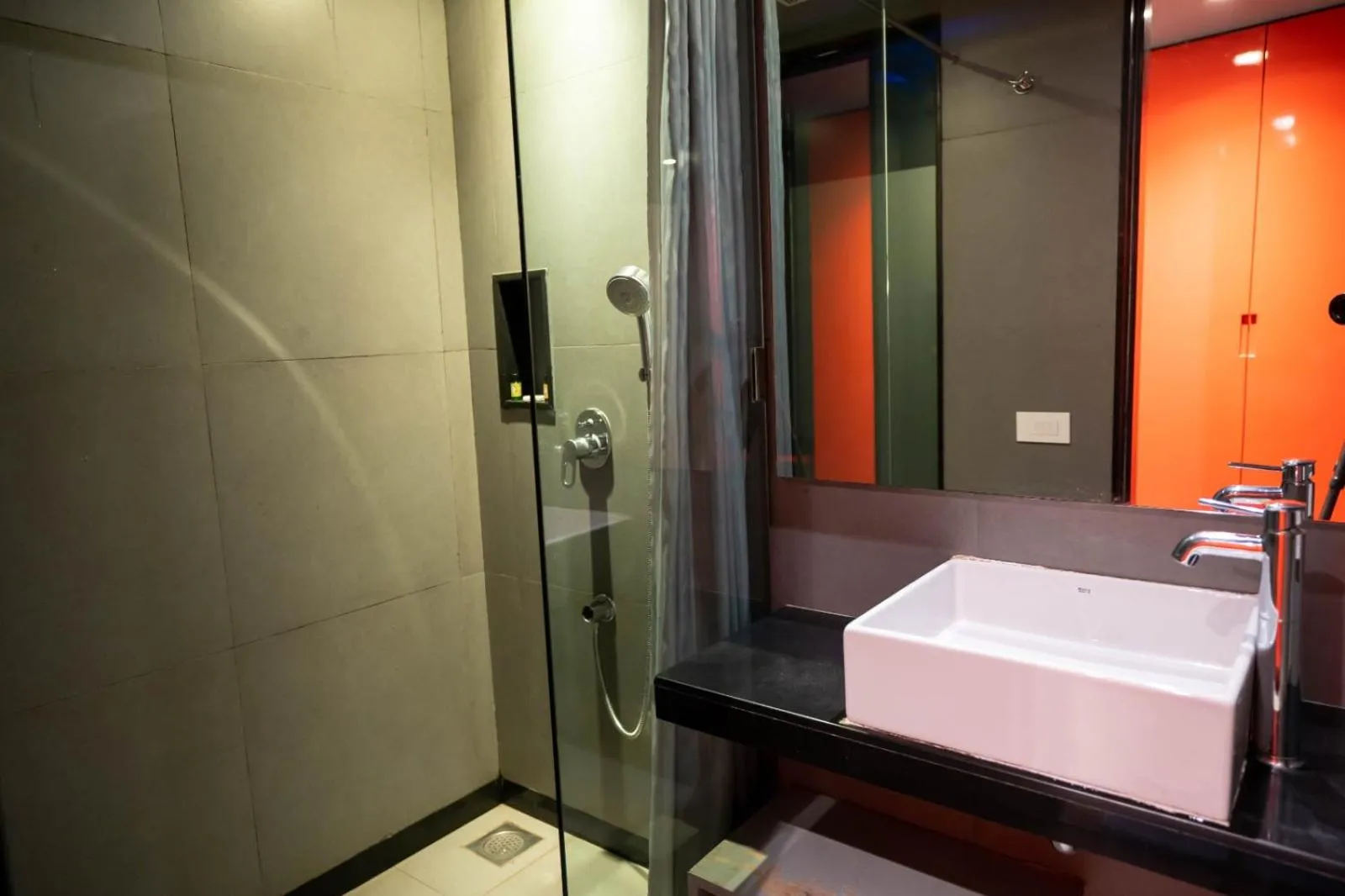 Shower in SinQ Party Hotel - No Male Stags Allowed