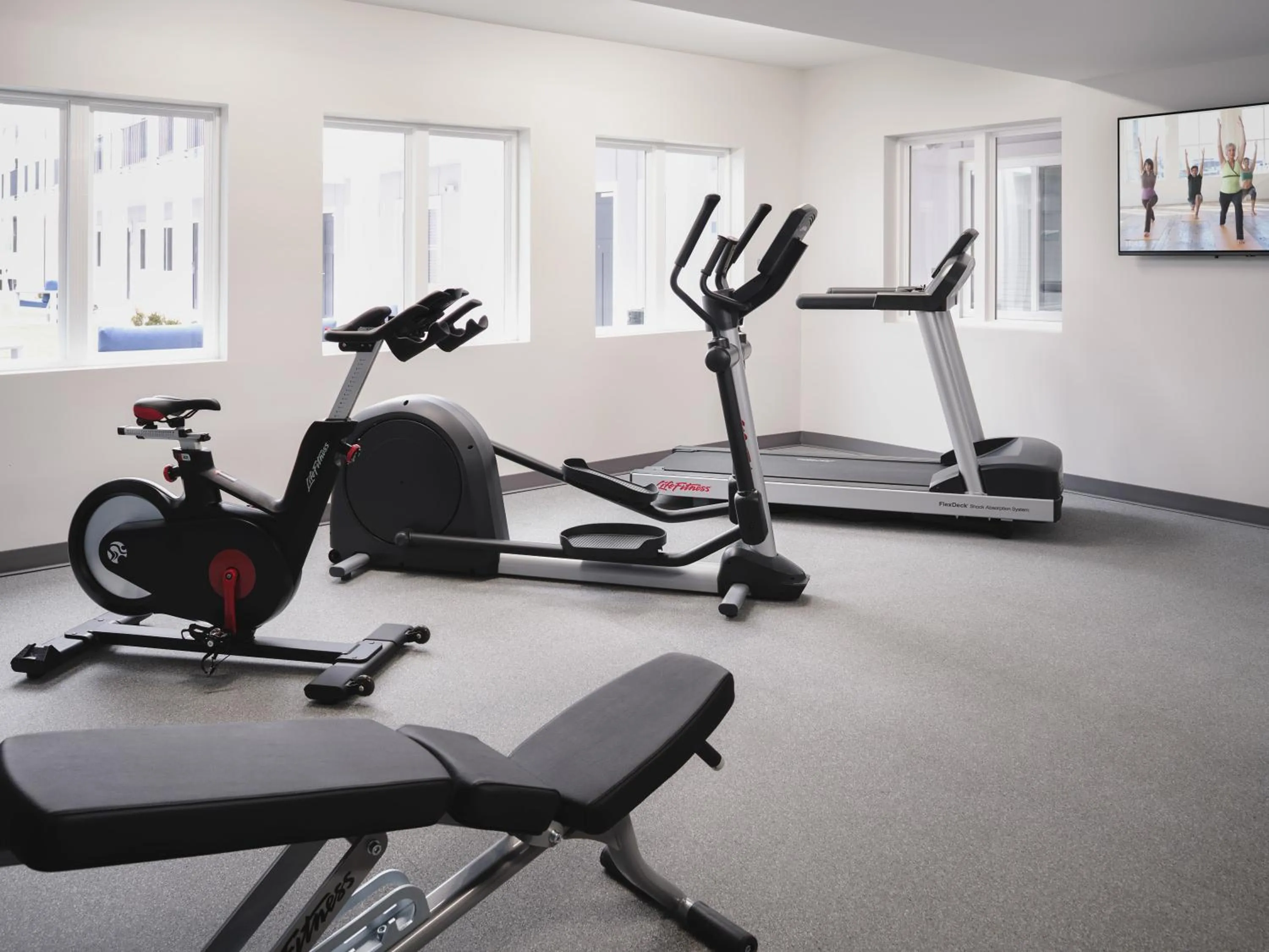 Fitness centre/facilities in stayAPT Suites Memphis-Cordova/Wolfchase Galleria