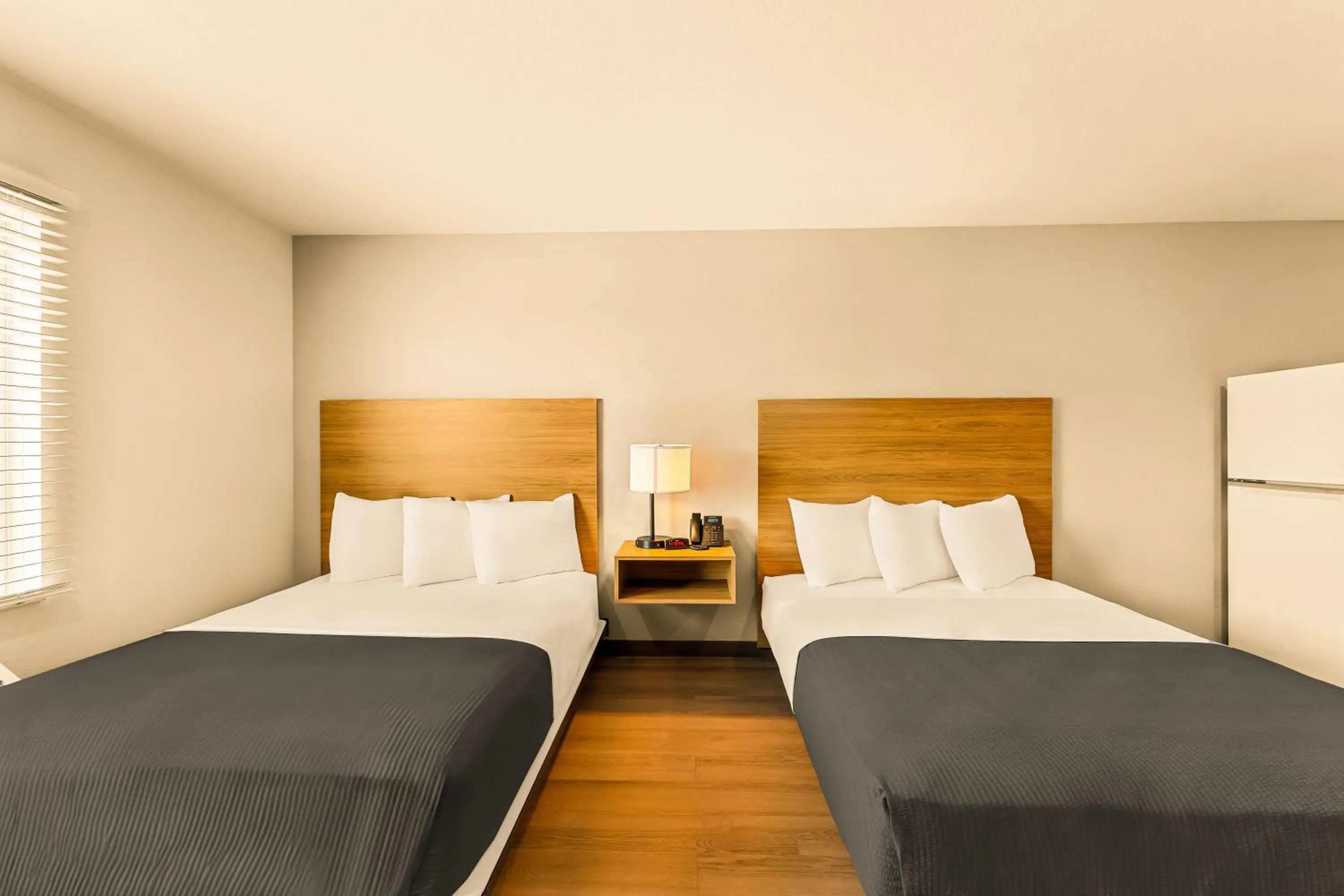 Bed in LivAway Suites Salt Lake City- West Jordan