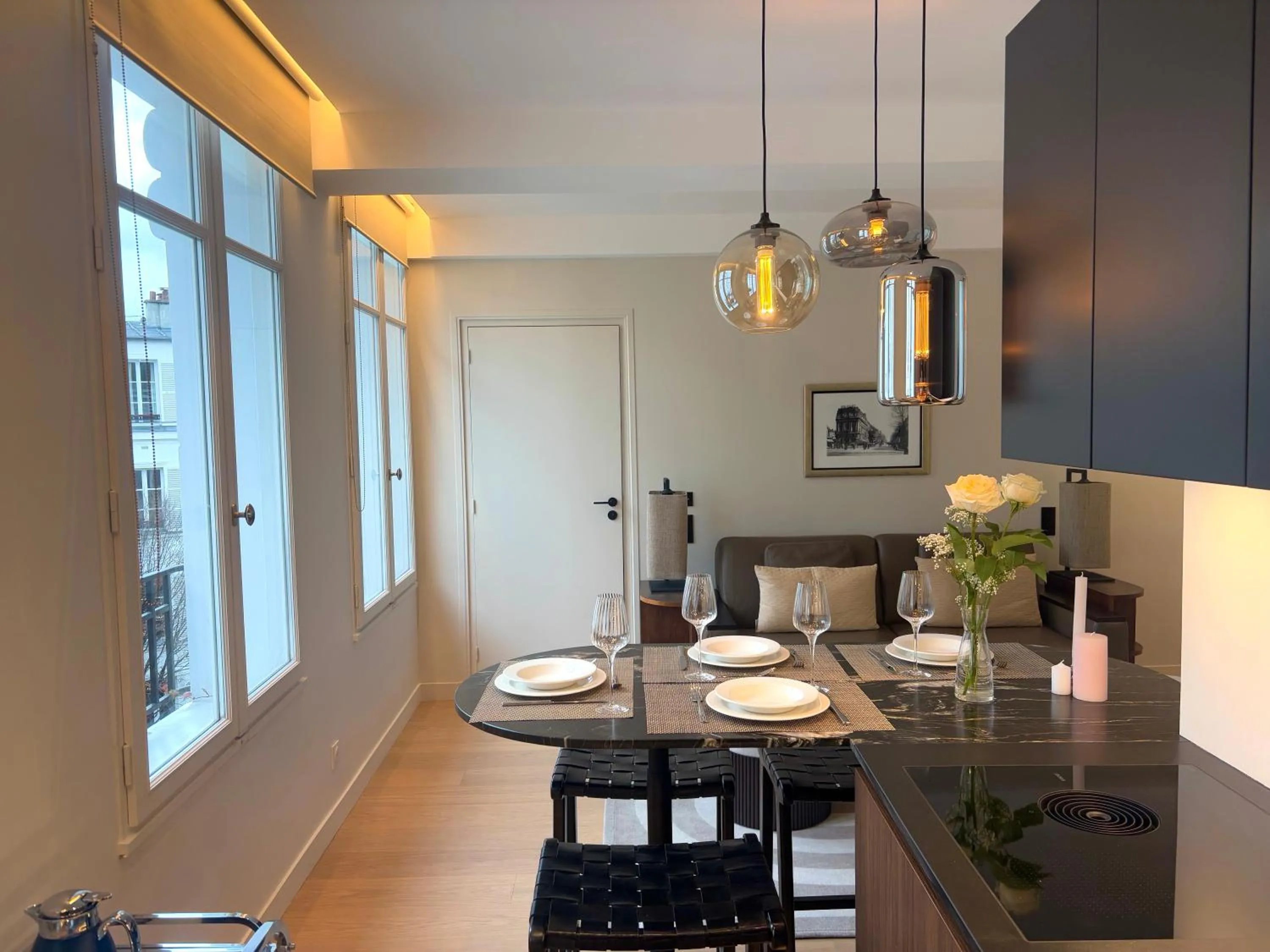 kitchen in Montmartre Residence