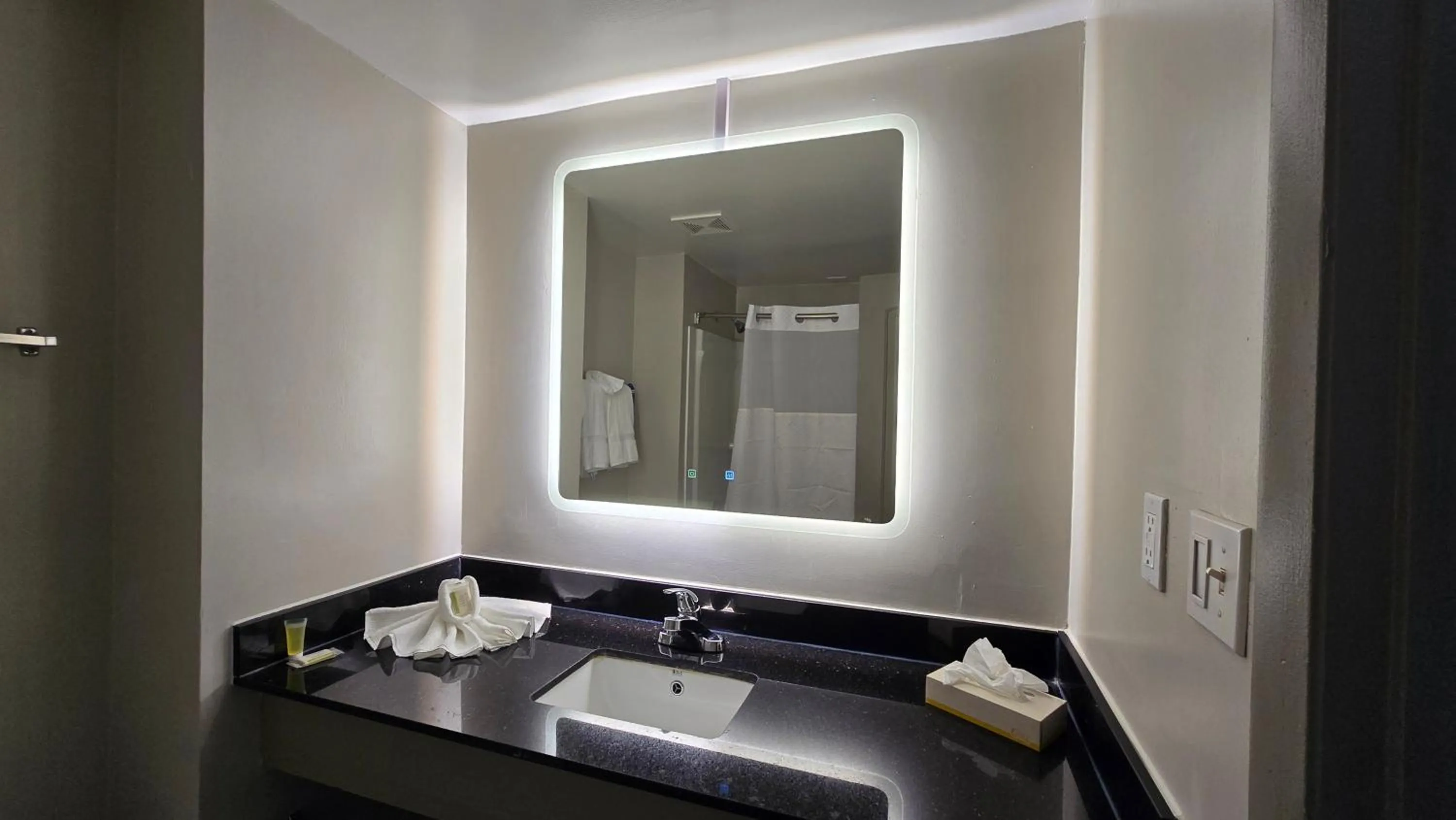 Bathroom in Days Inn by Wyndham Manassas Battlefield