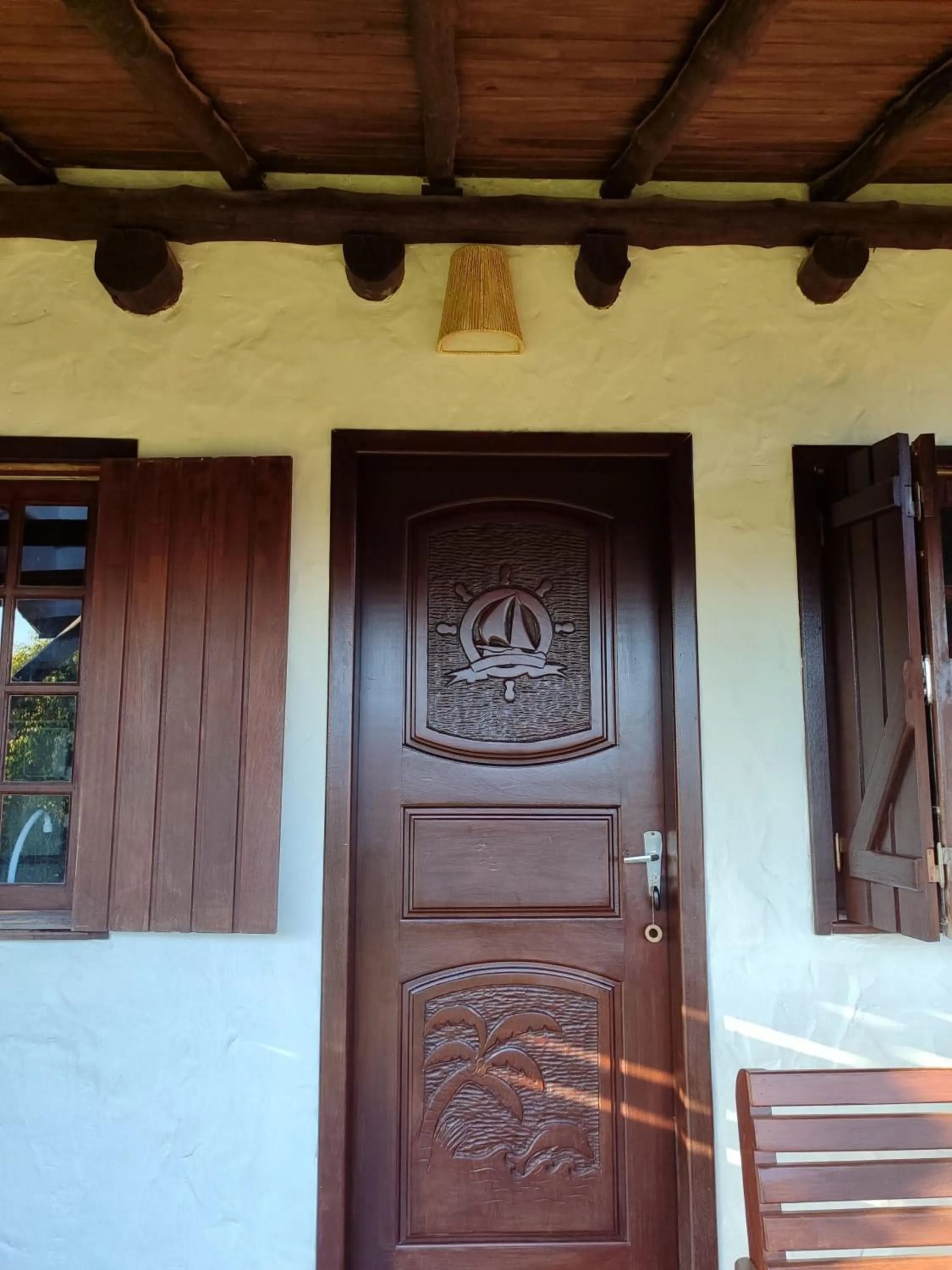 Facade/entrance in Pousada Casa Morango - Praia do Rosa - SC