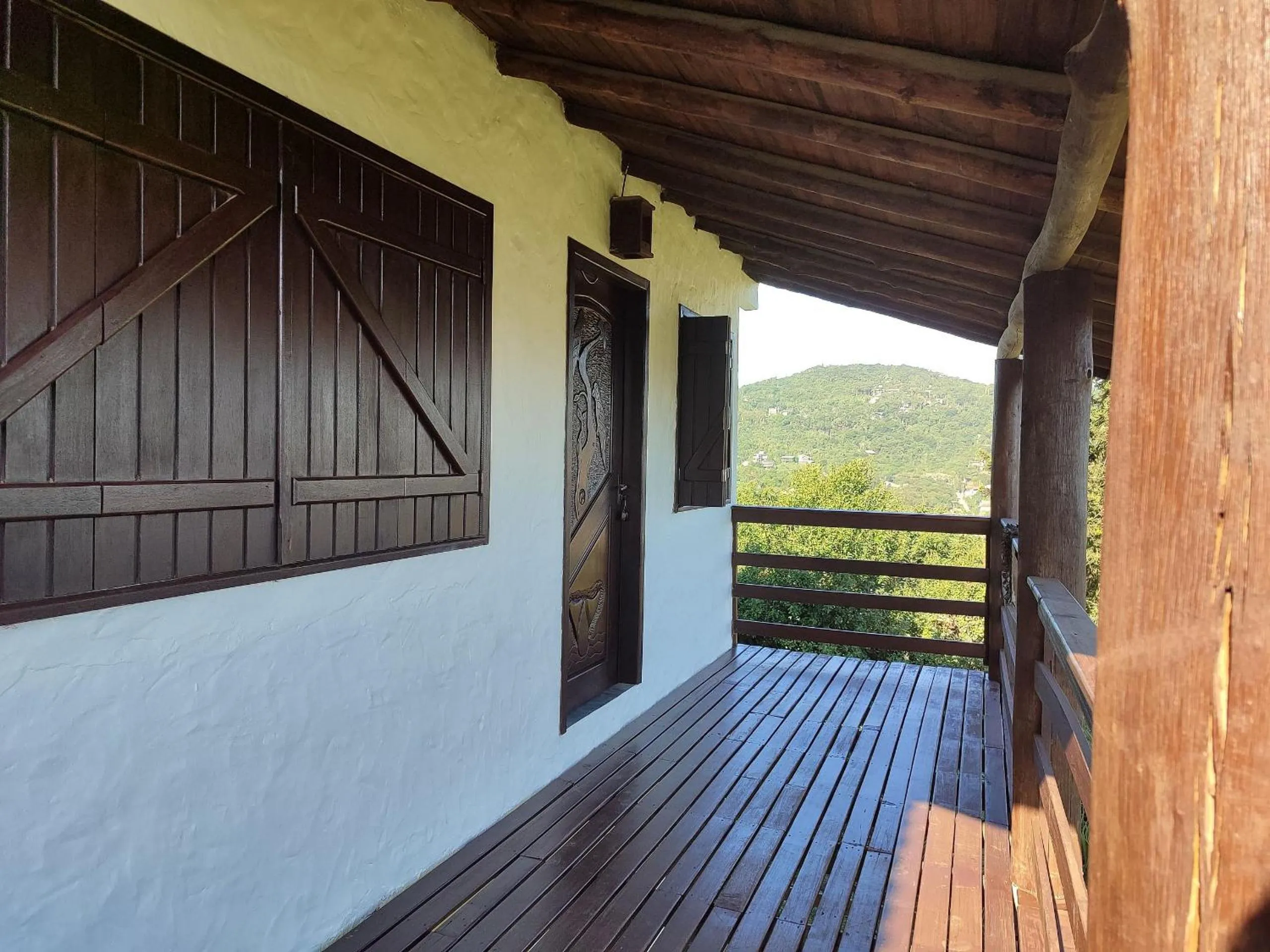 Balcony/Terrace in Pousada Casa Morango - Praia do Rosa - SC
