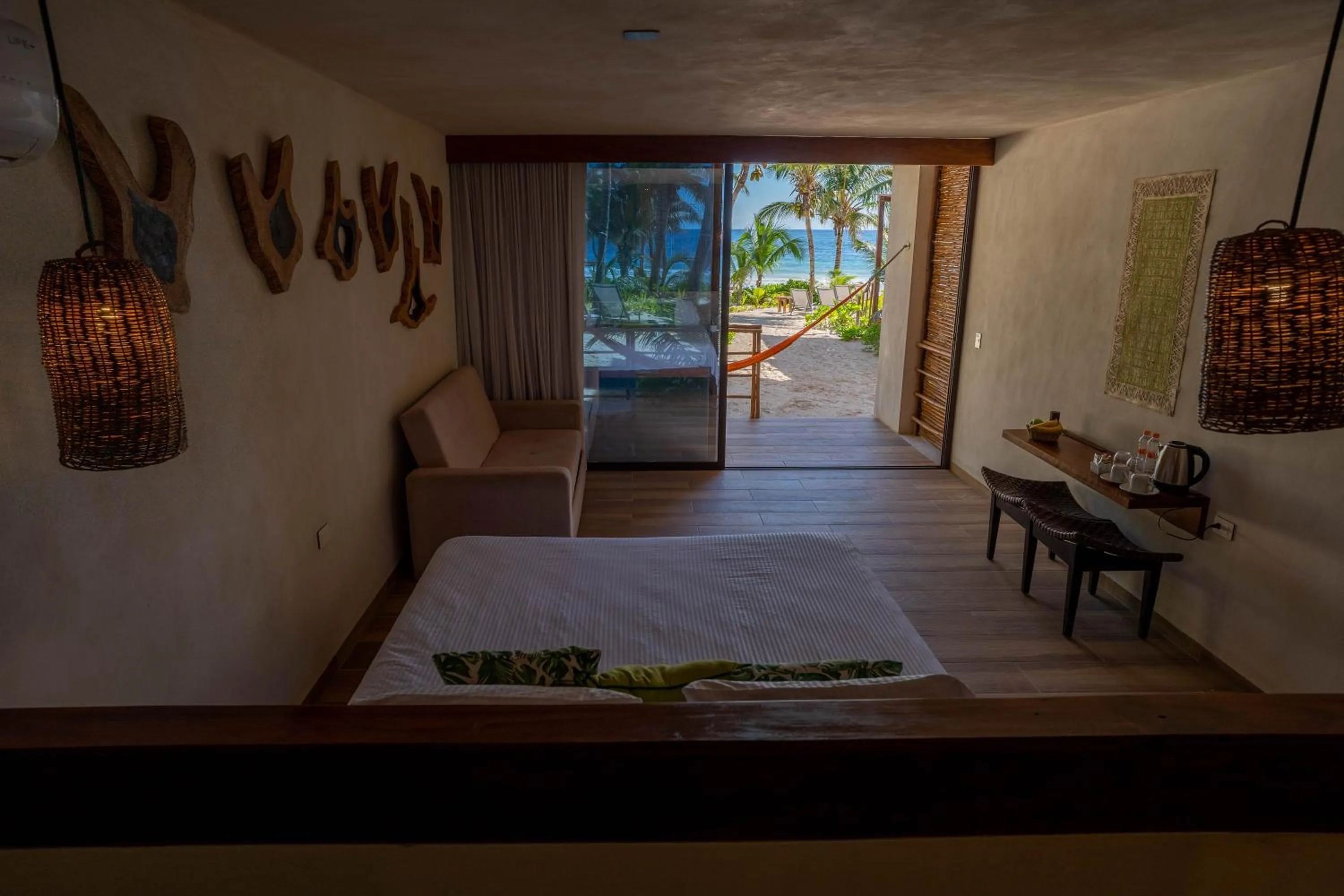 View (from property/room), Bed in Los Arrecifes