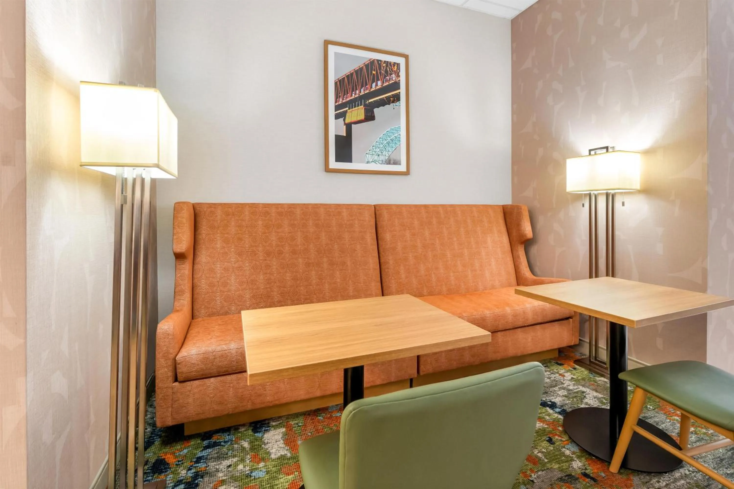 Lobby or reception in Hampton Inn Marion