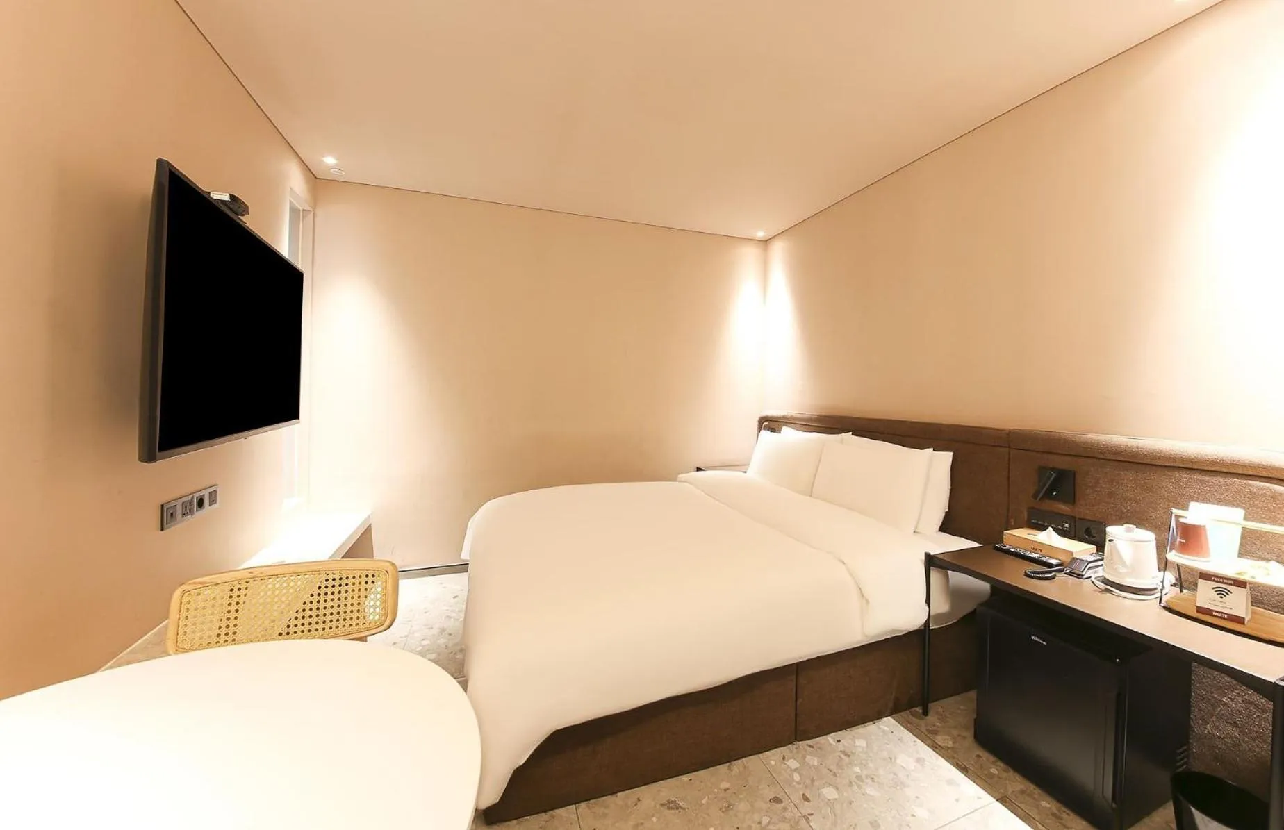 Bed in 뮤트호텔 대연 MUTE HOTEL Daeyeon Busan