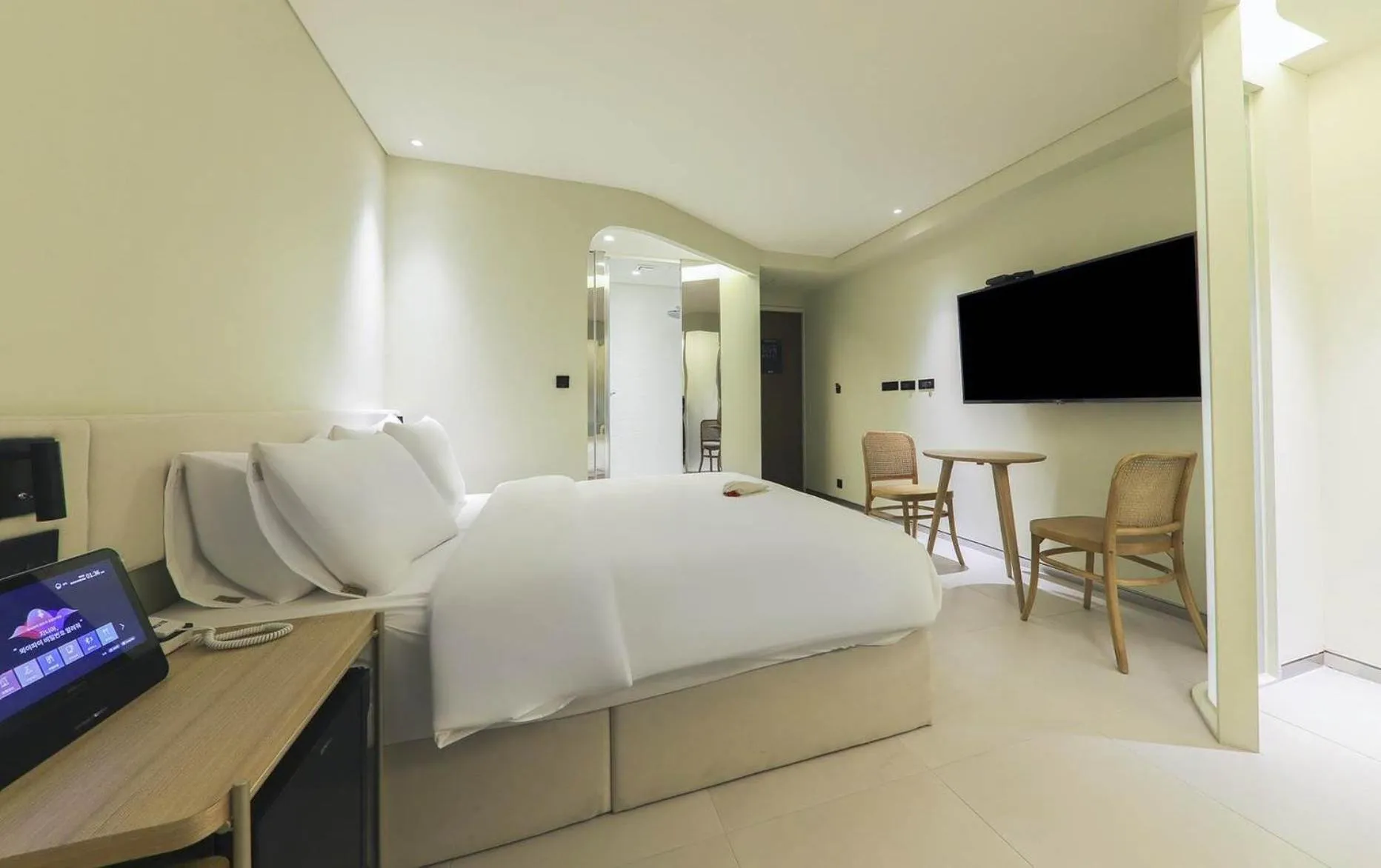 Bed in 뮤트호텔 대연 MUTE HOTEL Daeyeon Busan