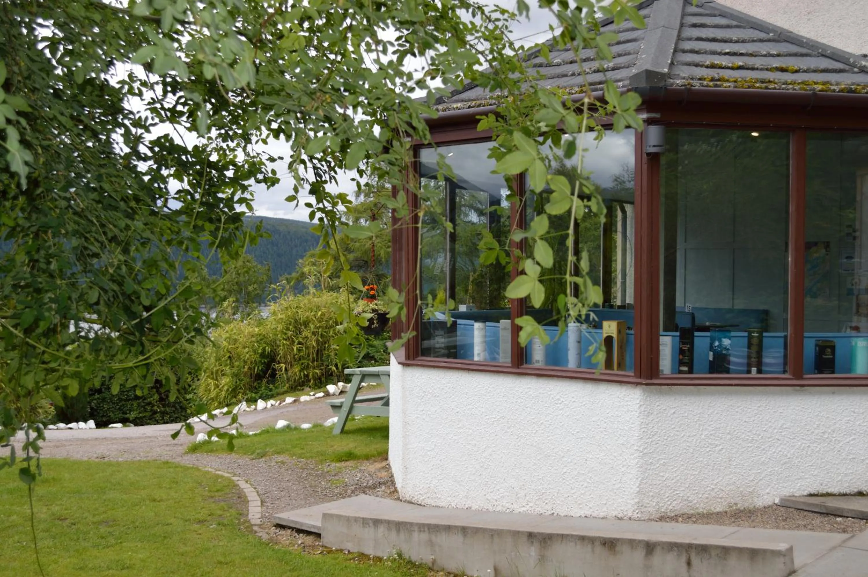 Garden view in Craigdarroch Hotel