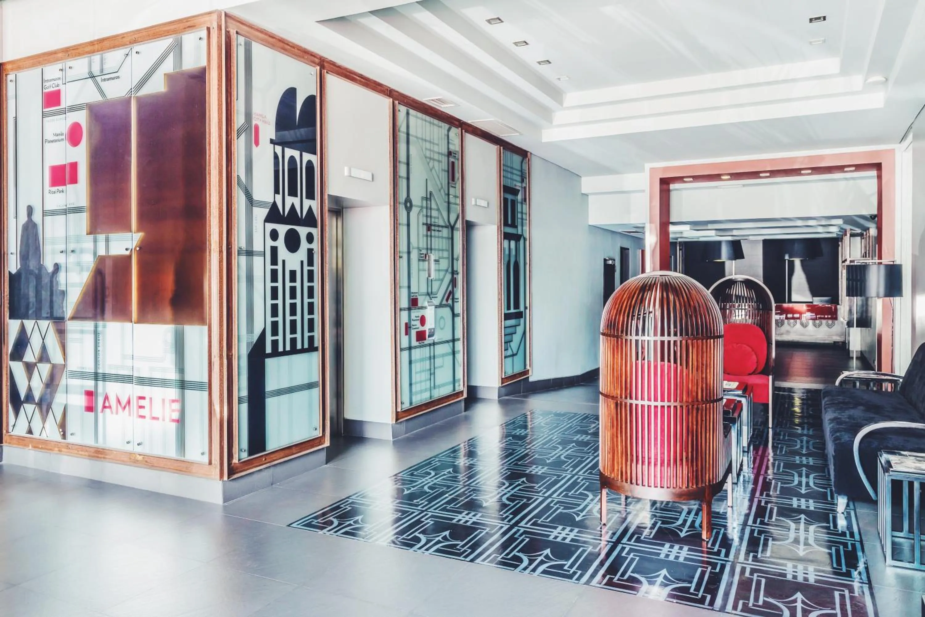 Lobby or reception in Amelie Hotel Manila